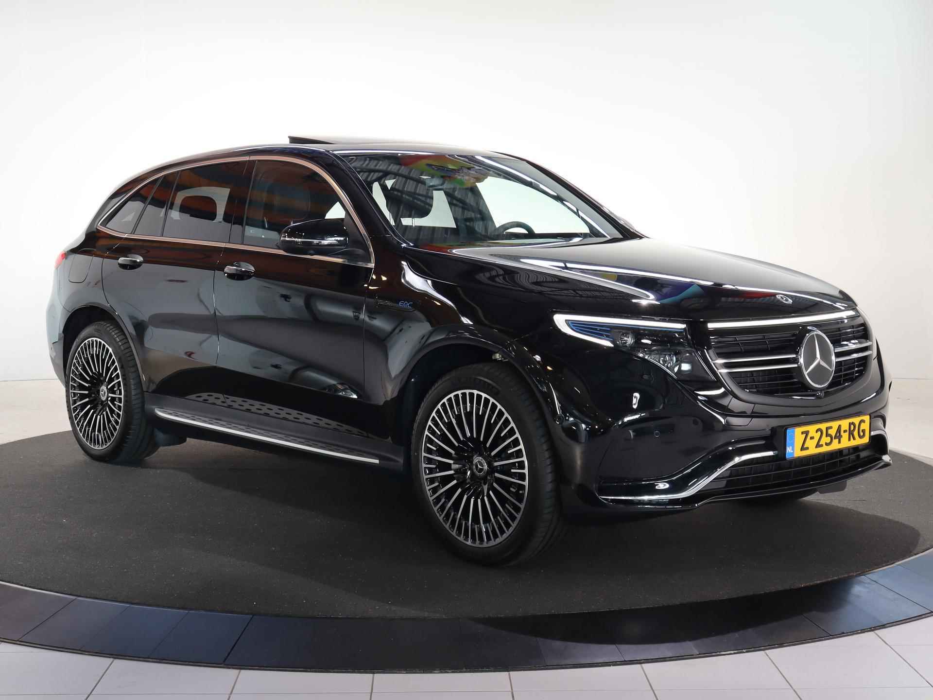 Mercedes-Benz EQC 400 4MATIC AMG Line 80 kWh | Schuifdak | 360 camera | Adaptive cruise control | Trekhaak | Memory stoelen | 21" | - 25/27