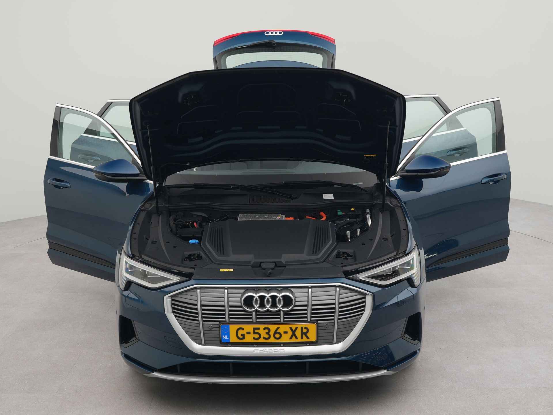 Audi e-tron e-tron 50 quattro Launch edition plus 71 kWh | Appconnect | Autom. schuif-kantel dak | Lederen bekleding | Parkeersensoren voor en achter | Electr.verstelbare voorstoelen | Bestuurdersstoel verwarmd | Navigatie |  Climatronic | - 17/46