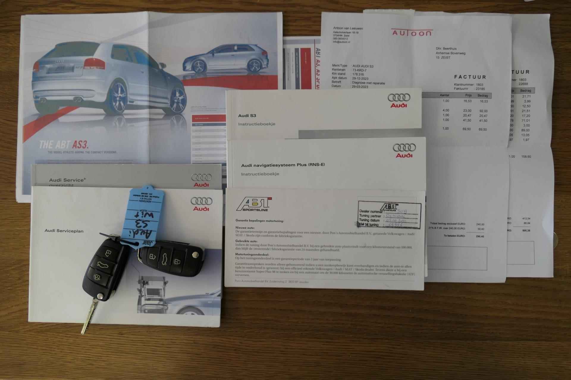 Audi S3 2.0 TFSI Quattro ABT AS3 310pk Navi NAP APK 12-2025 Xenon - 10/26