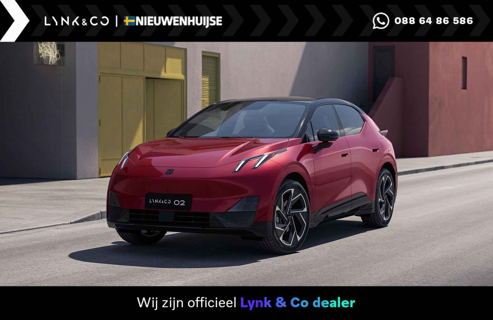 Lynk & Co 02 More 66 kWh | SNEL LEVERBAAR  | TECHNO MAGENTA