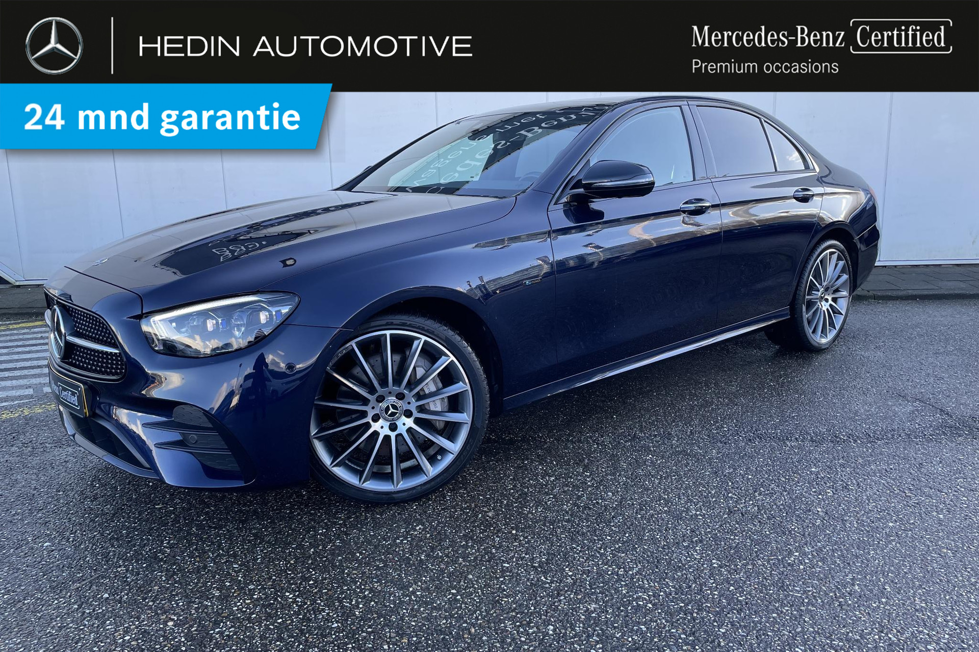 Mercedes-Benz E-klasse E 300de Limousine Automaat Business Solution AMG | Premium Plus Pakket | Nightpakket | Distronic+ | Panoramadak | 360° Camera | Burmester Audio | Keyless-Go | Parktronic