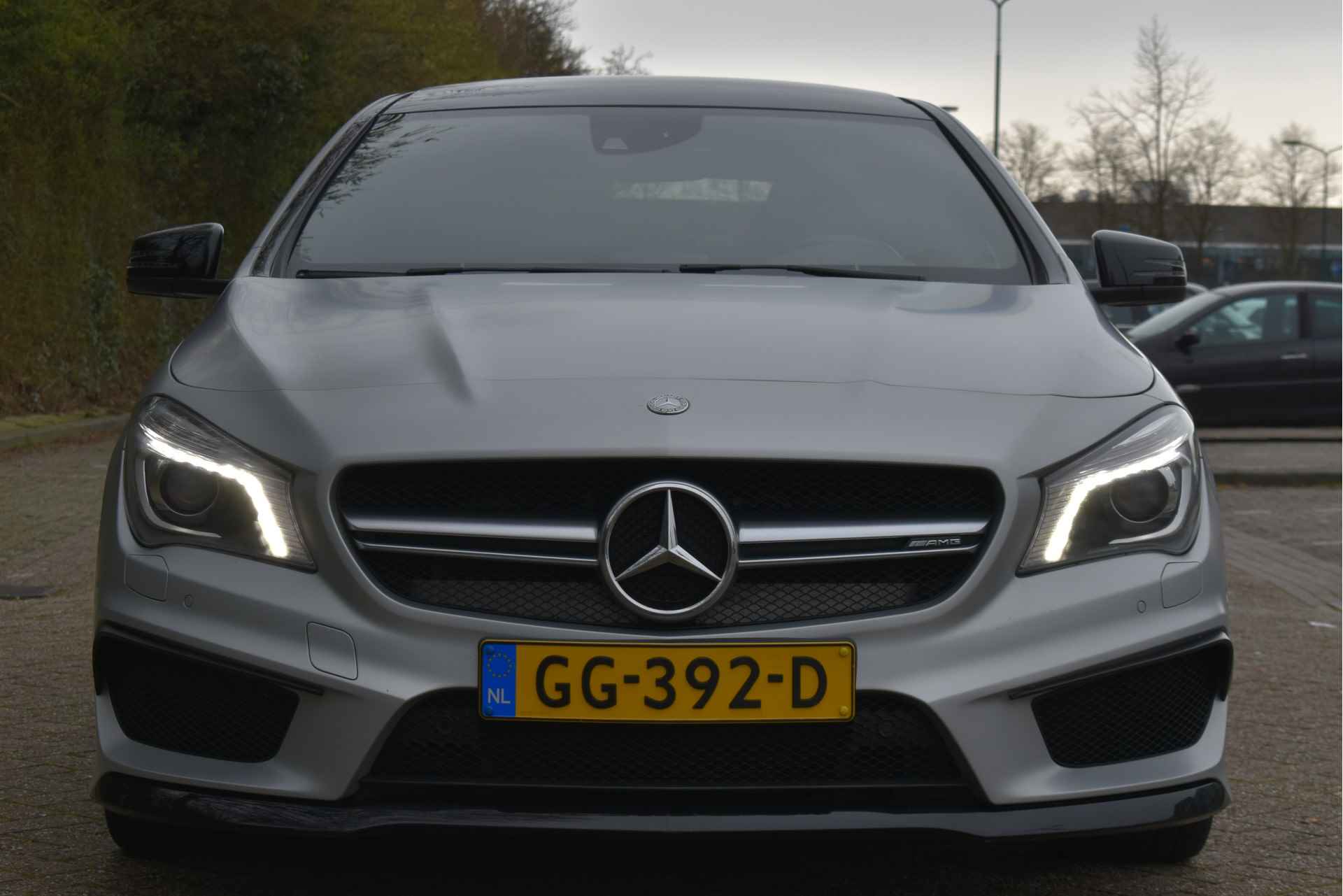 Mercedes-Benz CLA-Klasse 45 AMG 4MATIC 361 PK | NL-Ato | Matgrijs | Carbon | Open dak | Harman/Kardon | Camera | Elekt.stoel Memory | NAP - 6/68