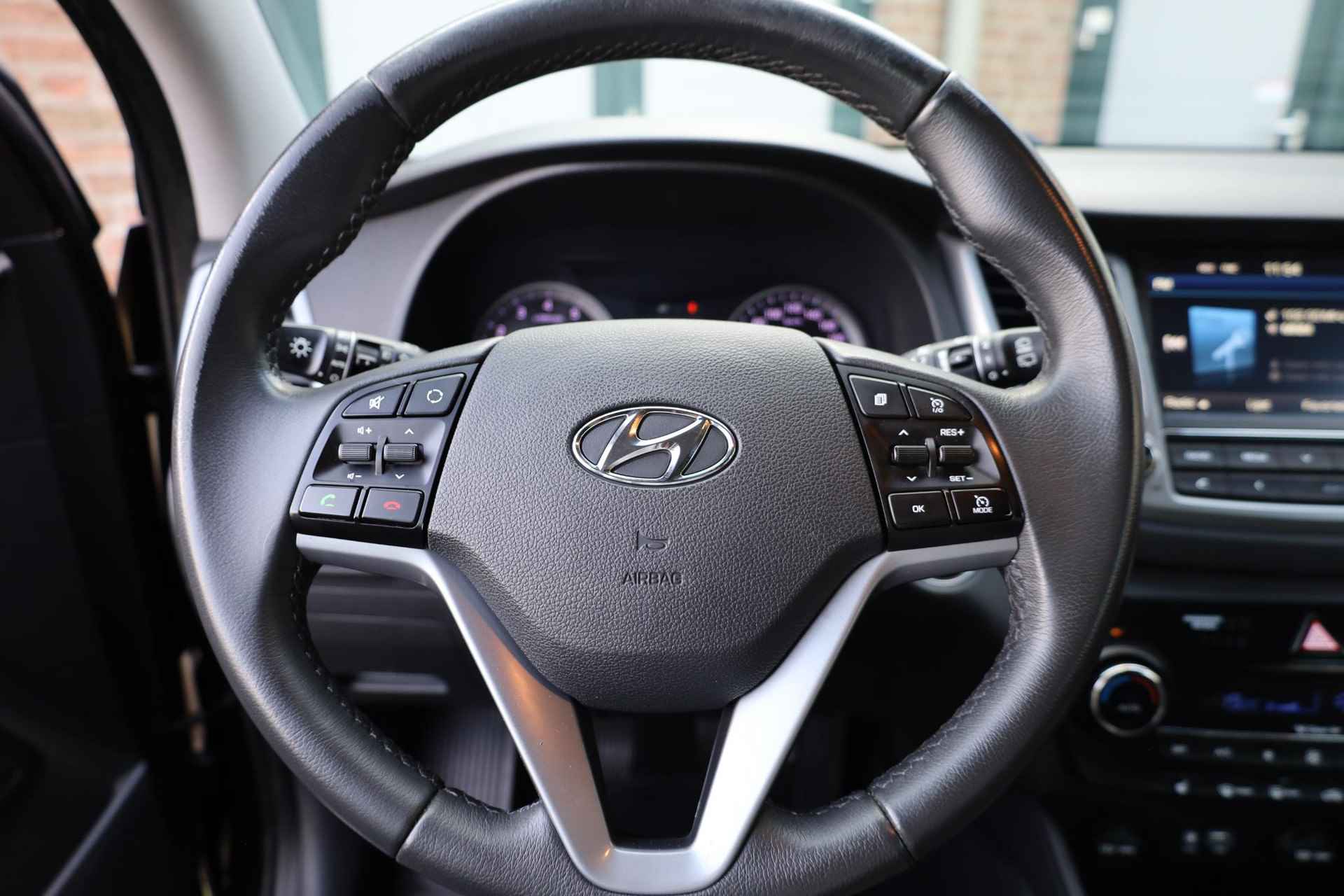 Hyundai Tucson 1.6 GDi Premium CAMERA LEER 4xSTOELVERWARMING TREKHAAK NAVI 17"LMV 2xKEYLESS ENZ - 23/62