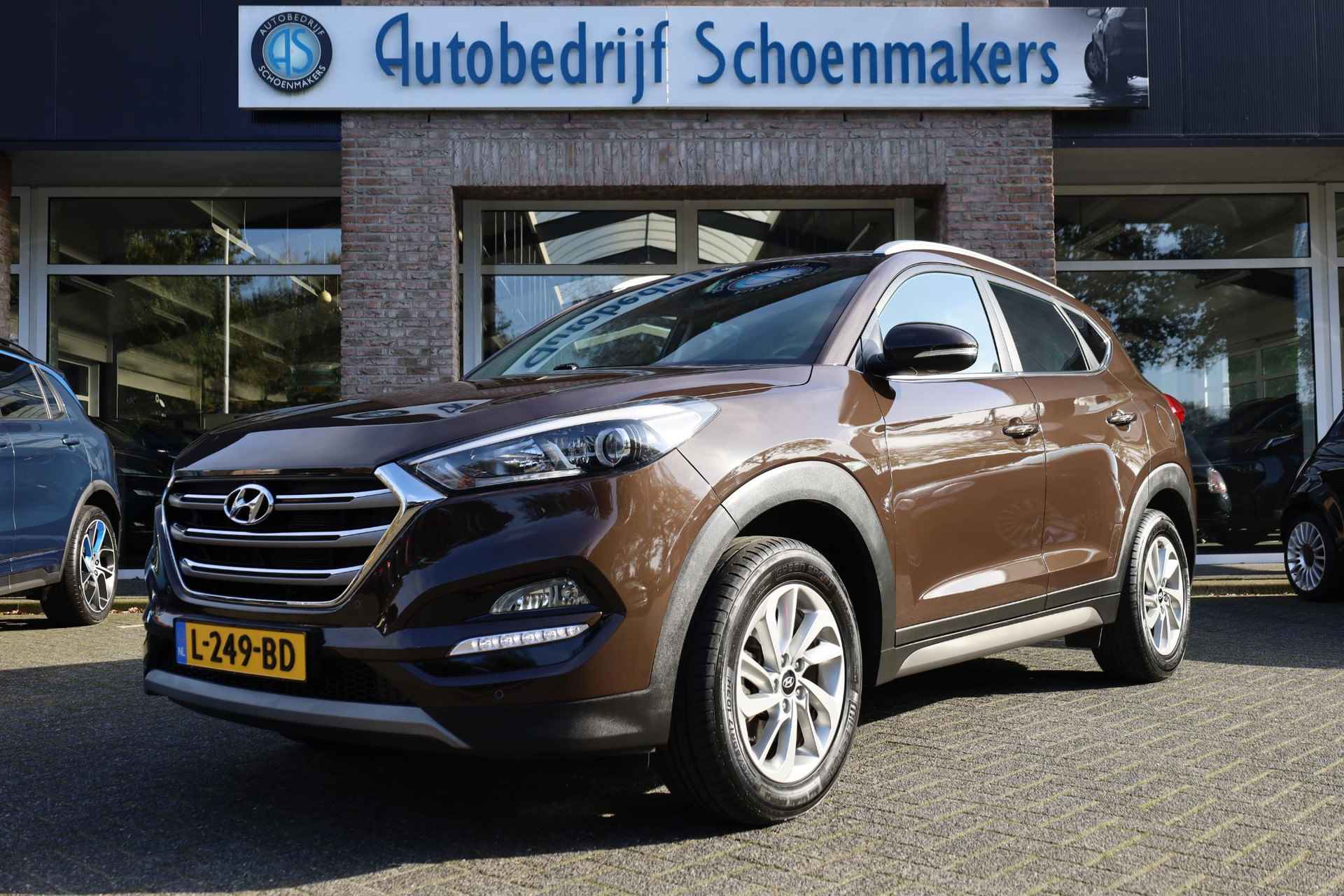 Hyundai Tucson 1.6 GDi Premium CAMERA LEER 4xSTOELVERWARMING TREKHAAK NAVI 17"LMV 2xKEYLESS ENZ - 58/62