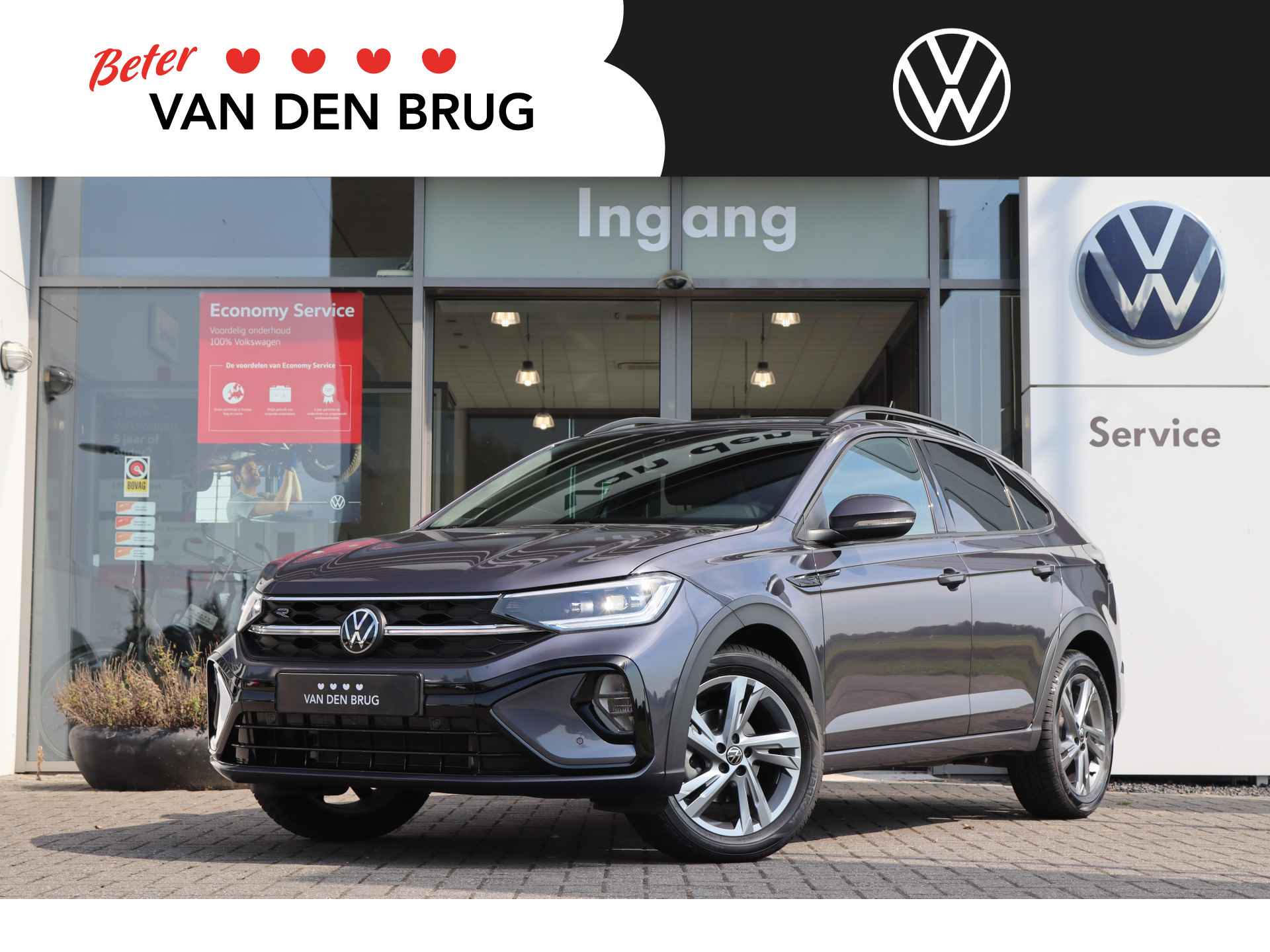 Volkswagen Taigo 1.0 TSI 110 pk DSG R-Line Business | Navigatie | Climatronic | Camera | Cruise Control | 17'' LM | Stoel verwarming | - 1/41