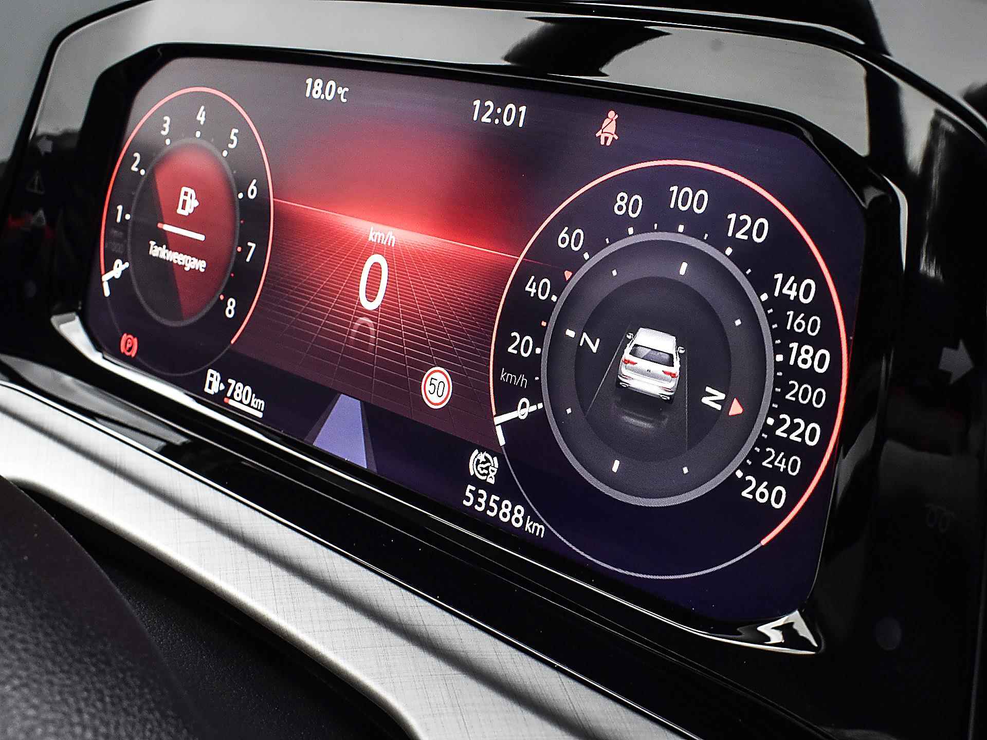 Volkswagen Golf 1.0 TSI 110pk Life | Apple Car Play | Navigatie | ACC | P-Sensoren | 16"Velgen | Sfeerverlichting | Verkeersbordenherkenning | Garantie t/m 28-09-2024 of 100.000km - 21/34