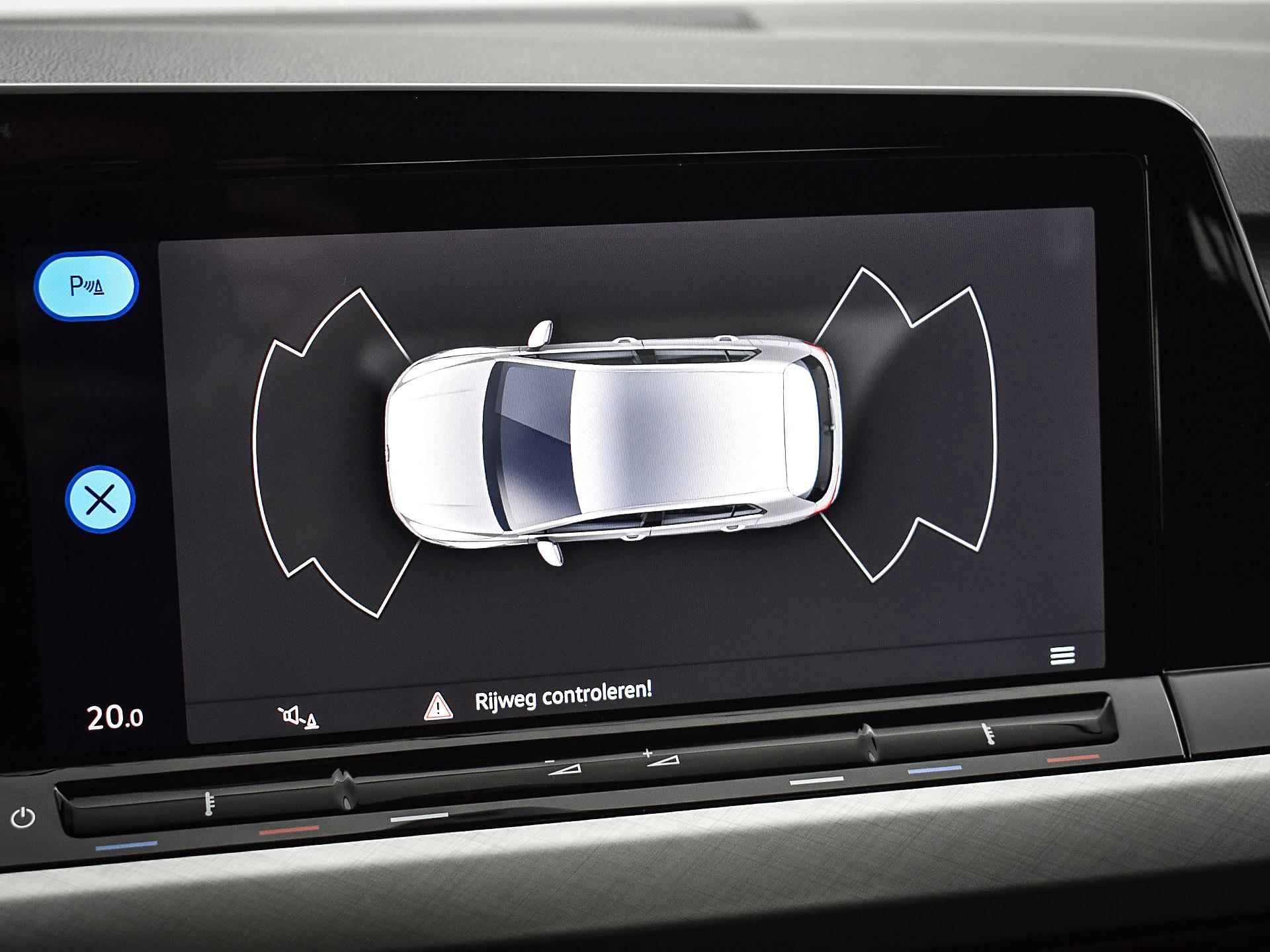 Volkswagen Golf 1.0 TSI 110pk Life | Apple Car Play | Navigatie | ACC | P-Sensoren | 16"Velgen | Sfeerverlichting | Verkeersbordenherkenning | Garantie t/m 28-09-2024 of 100.000km - 24/34