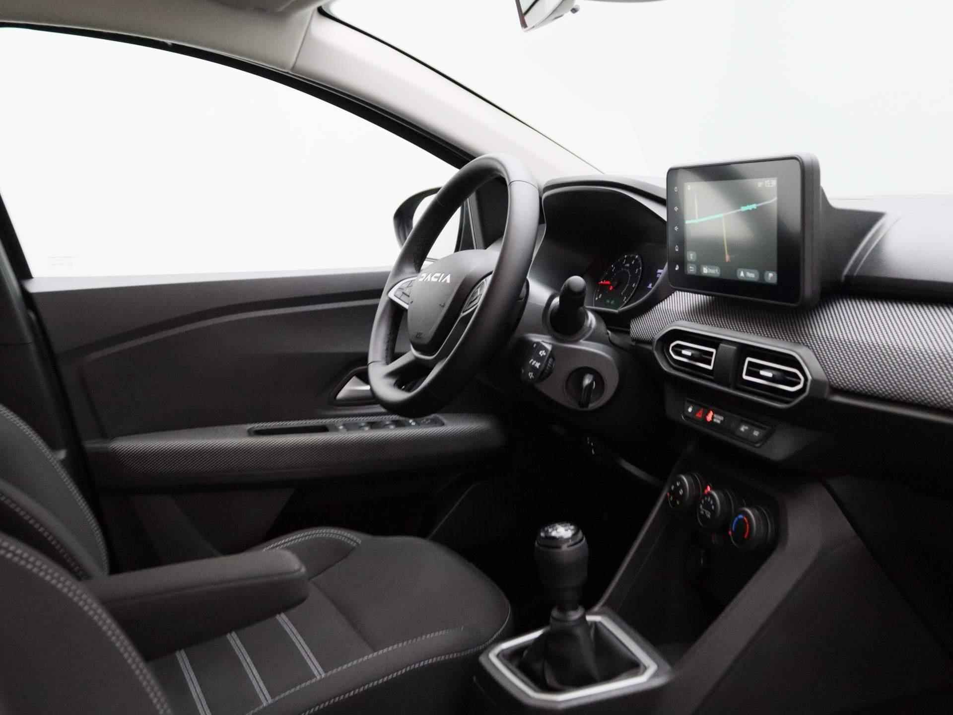 Dacia Sandero 1.0 TCe 90Pk Expression | Navigatie | Apple & Android Carplay | Airco | Parkeersensoren Achter | Cruise Control | Bluetooth Telefoon Voorbereiding | - 27/35