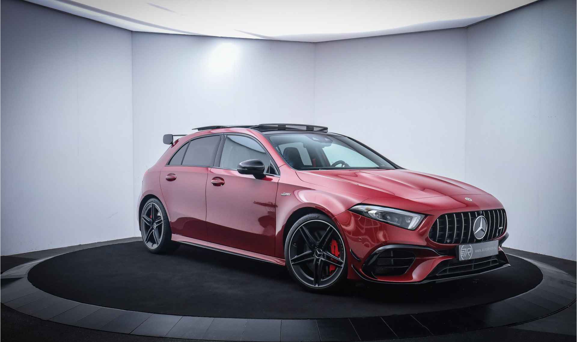 Mercedes-Benz A-Klasse AMG 45 S 4MATIC+PREMIUM Plus PANO/360 CAM/MEMORY/BURMESTER/AMBIENCE LIGHT/WIDESCREEN/HEAD UP/CARPLAY/STOELVERW./NAVI/LMV 19'' - 3/35