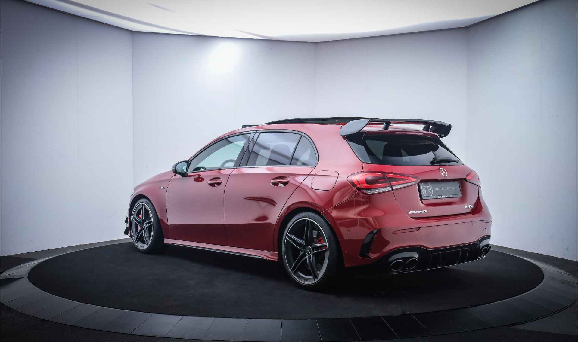 Mercedes-Benz A-Klasse AMG 45 S 4MATIC+PREMIUM Plus PANO/360 CAM/MEMORY/BURMESTER/AMBIENCE LIGHT/WIDESCREEN/HEAD UP/CARPLAY/STOELVERW./NAVI/LMV 19'' - 8/35