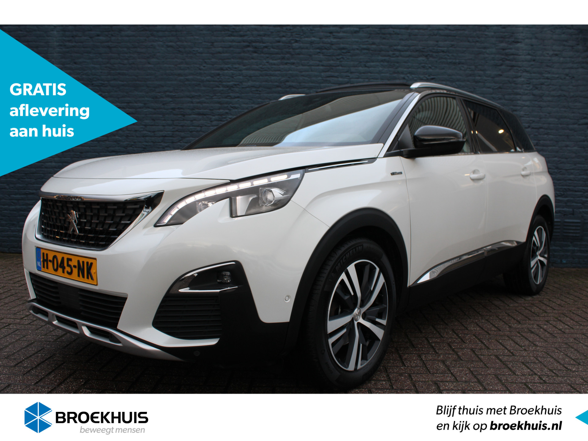 Peugeot 5008 SUV 1.6 PureTech 165pk EAT6 GT-Line | Automaat | Navigatie | Camera | Panorama/schuifdak | 60.000km |