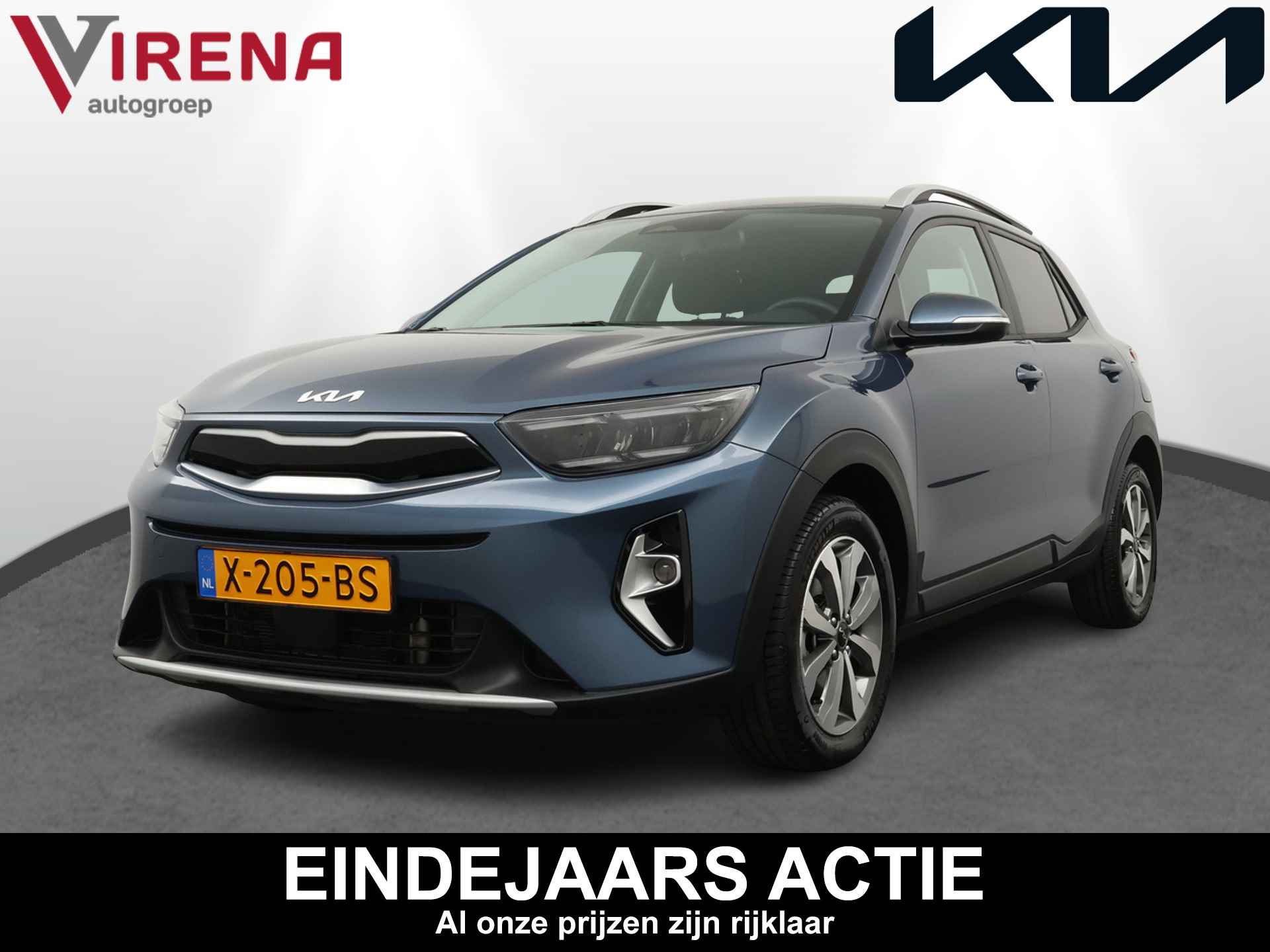 Kia Stonic 1.0 T-GDi MHEV DynamicPlusLine - Led Koplampen - Navigatie - Cruise Control - Climate Control - Apple/Android Carplay - Fabrieksgarantie tot 10-2030 - 1/43