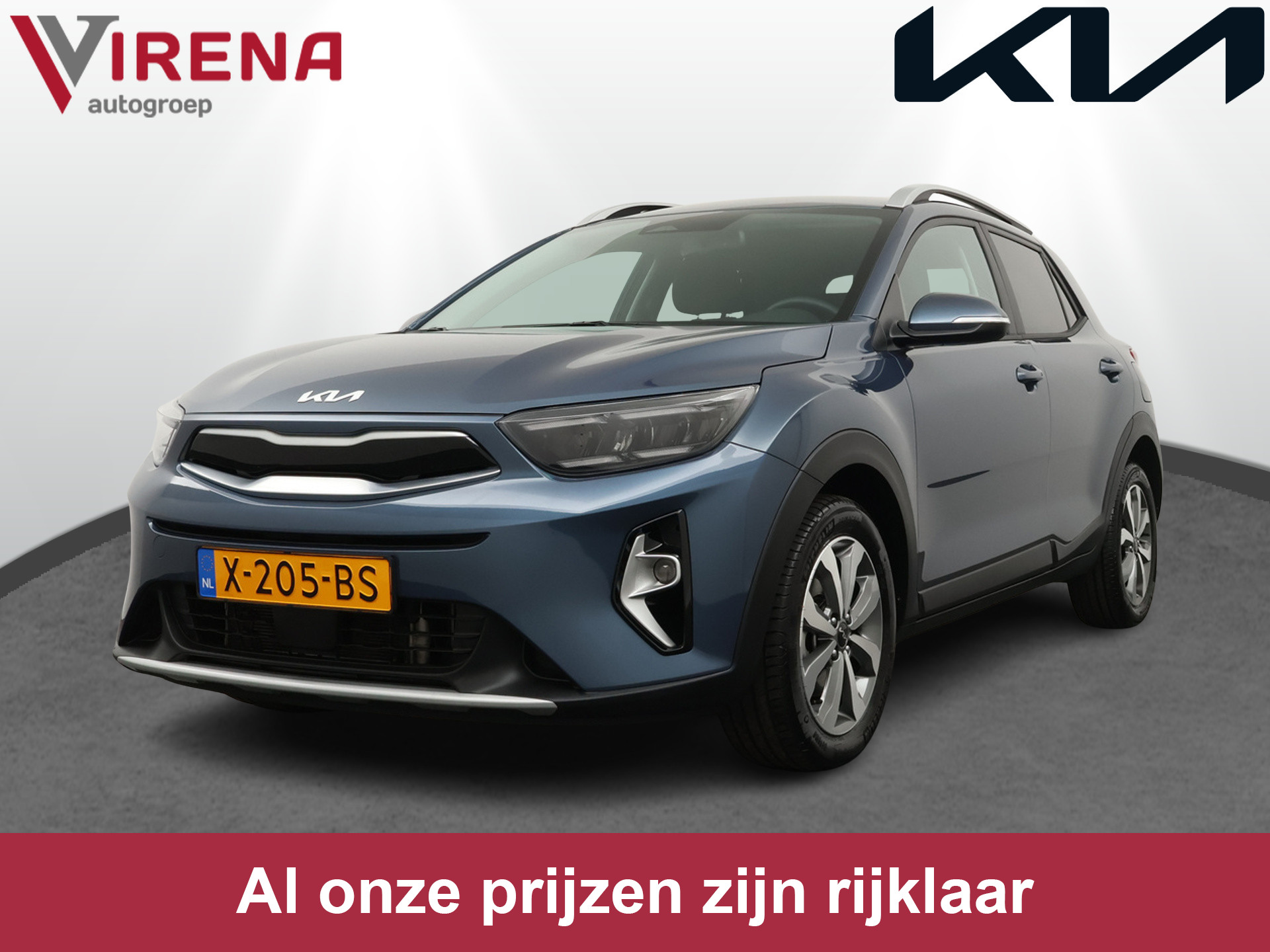 Kia Stonic 1.0 T-GDi MHEV DynamicPlusLine - Led Koplampen - Navigatie - Cruise Control - Climate Control - Apple/Android Carplay - Fabrieksgarantie tot 10-2030