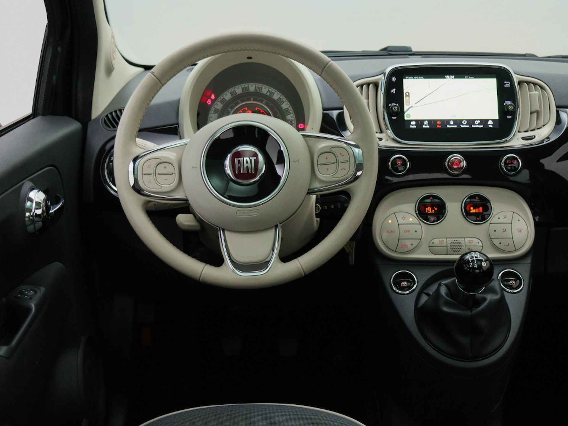 Fiat 500 1.2 Lounge | Panoramadak | Navigatie | Onderhoudsboekjes - 3/41