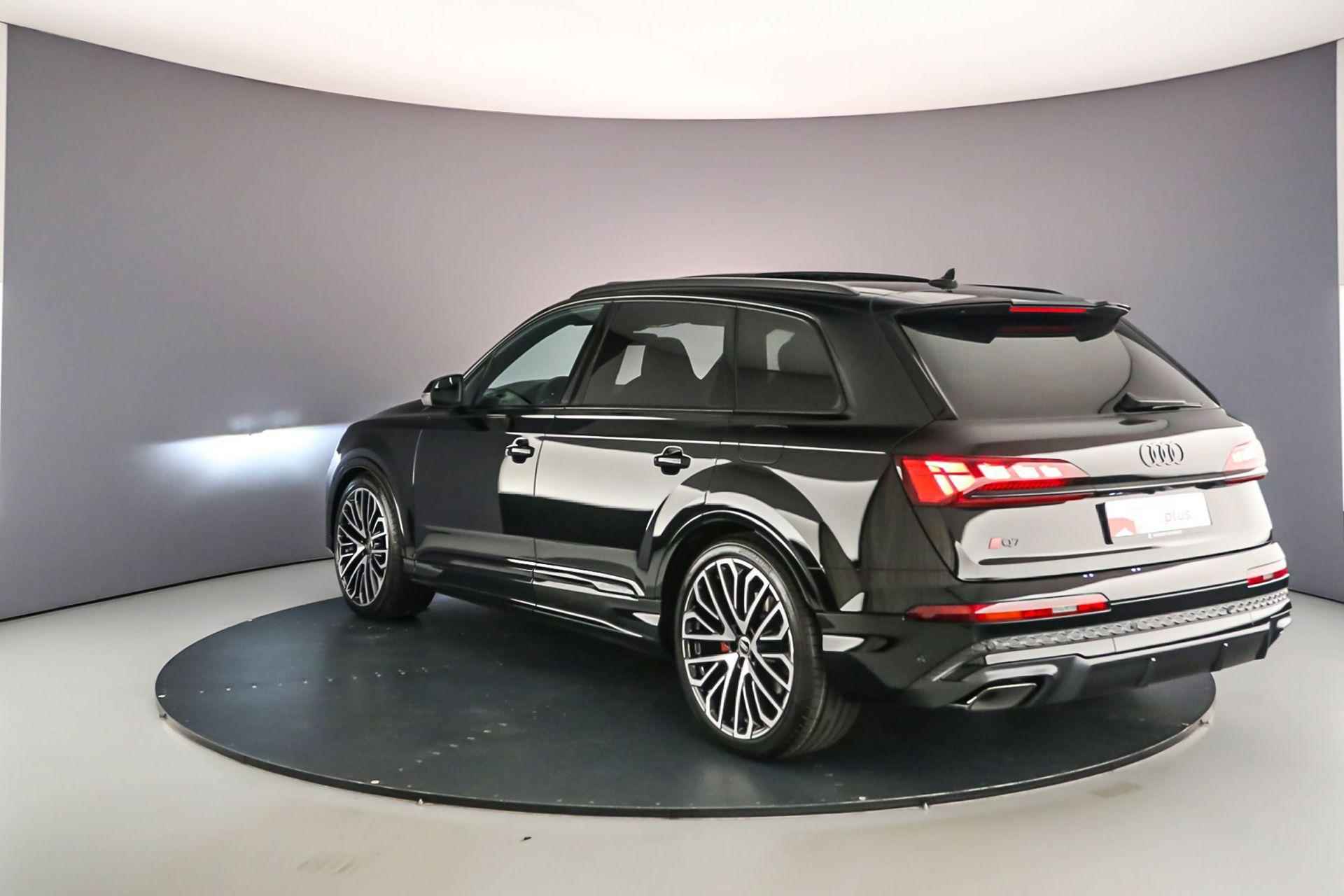 Audi Q7 60 TFSI e Pro Line S | Adv. Onderstel | Pano | B&O | 4-Wiel besturing | Head Up | Trekhaak | S-Stoelen | 22 inch | HD-Matrix | 360Cam | Keyless | - 3/77