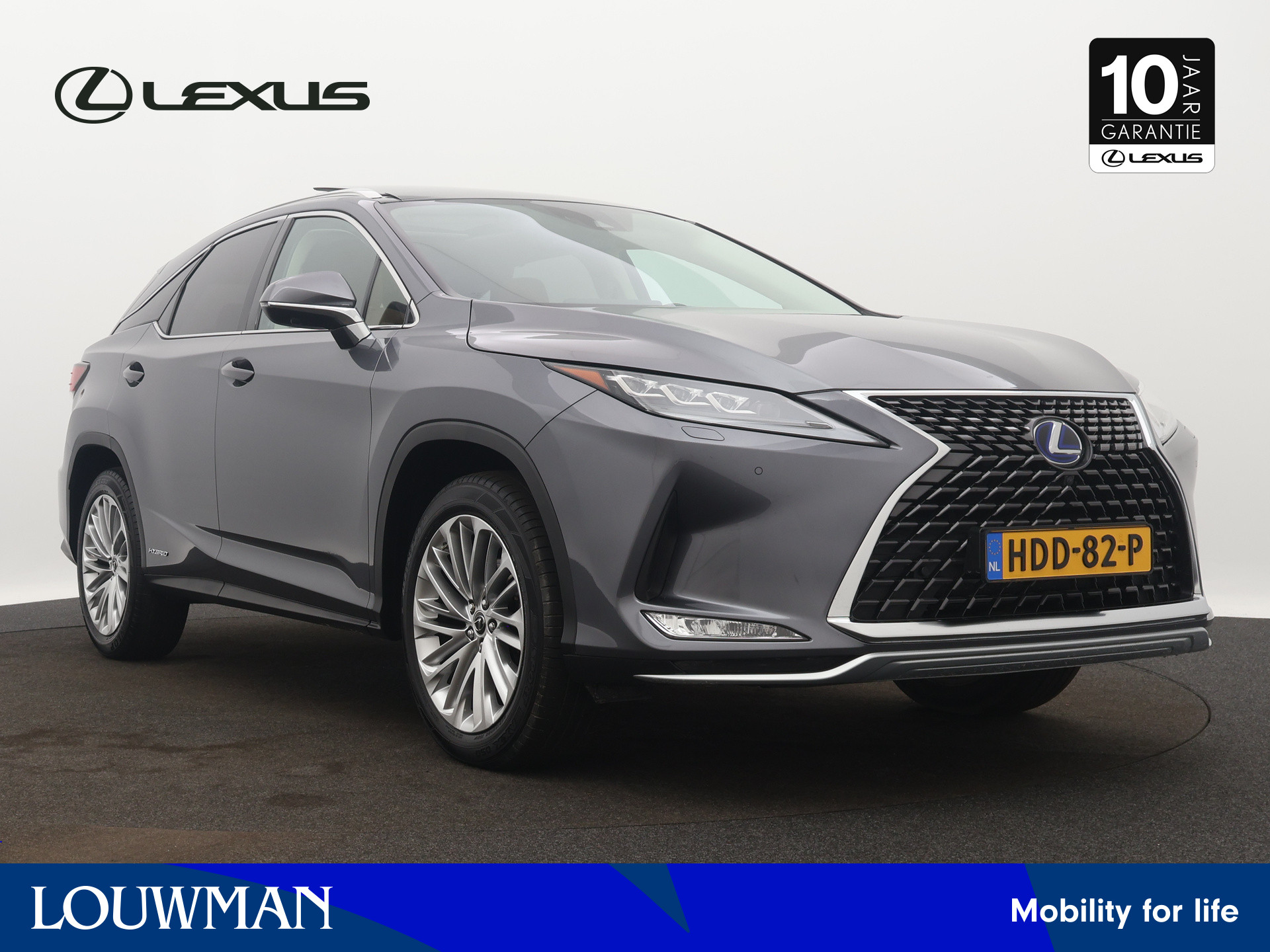 Lexus RX 450h AWD President Line Limited | Mark Levinson Audio | Panoramadak | Dodehoekdetector | Stoelverwarming/-Verkoeling | 360 Camera | Stoelgeheugen |