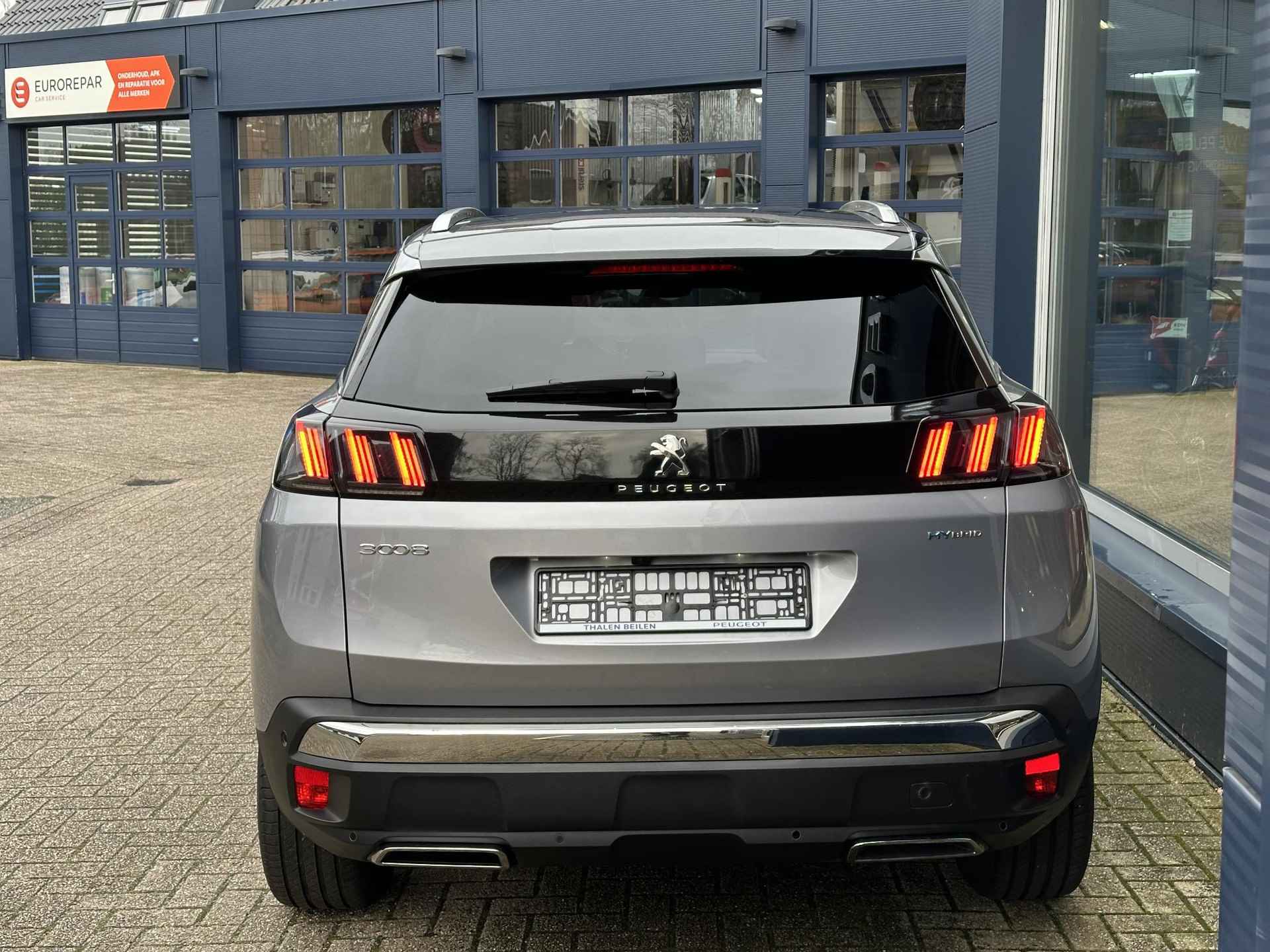 Peugeot 3008 1.6 HYbrid 225 GT | Plug-In Hybride | Tot 45 Km Elektrisch Rijden | Navigatie | Zwart Dak | Keyless Entry | Elektrische Kofferklep | Full LED Verlichting | Camera | Stoelverwarming | Climate Control | Cruise Control | - 6/66