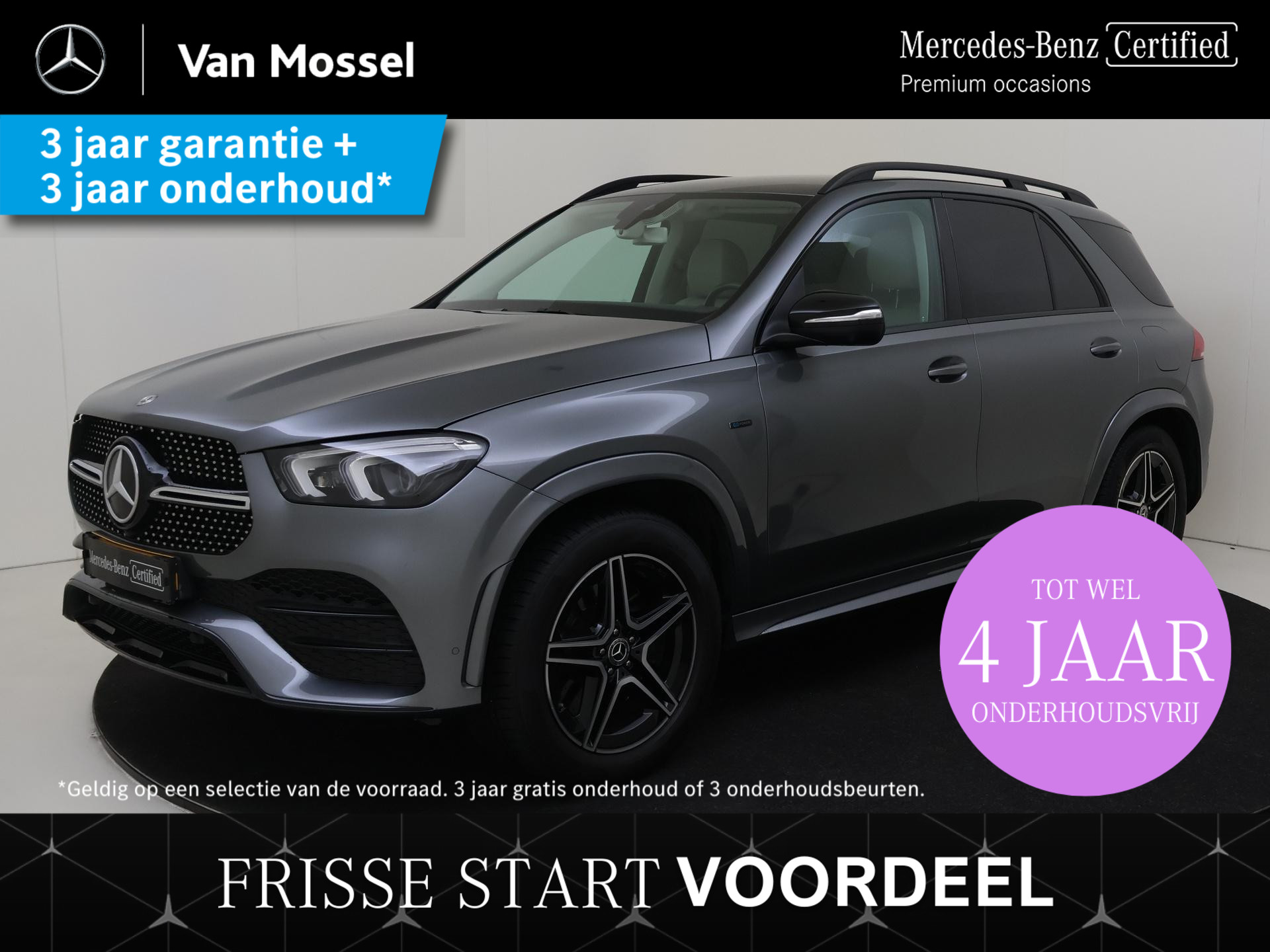 Mercedes-Benz GLE-klasse 350 de 4MATIC Premium Plus / AIRMATIC/ Burmester/ Memory/ Beige leder