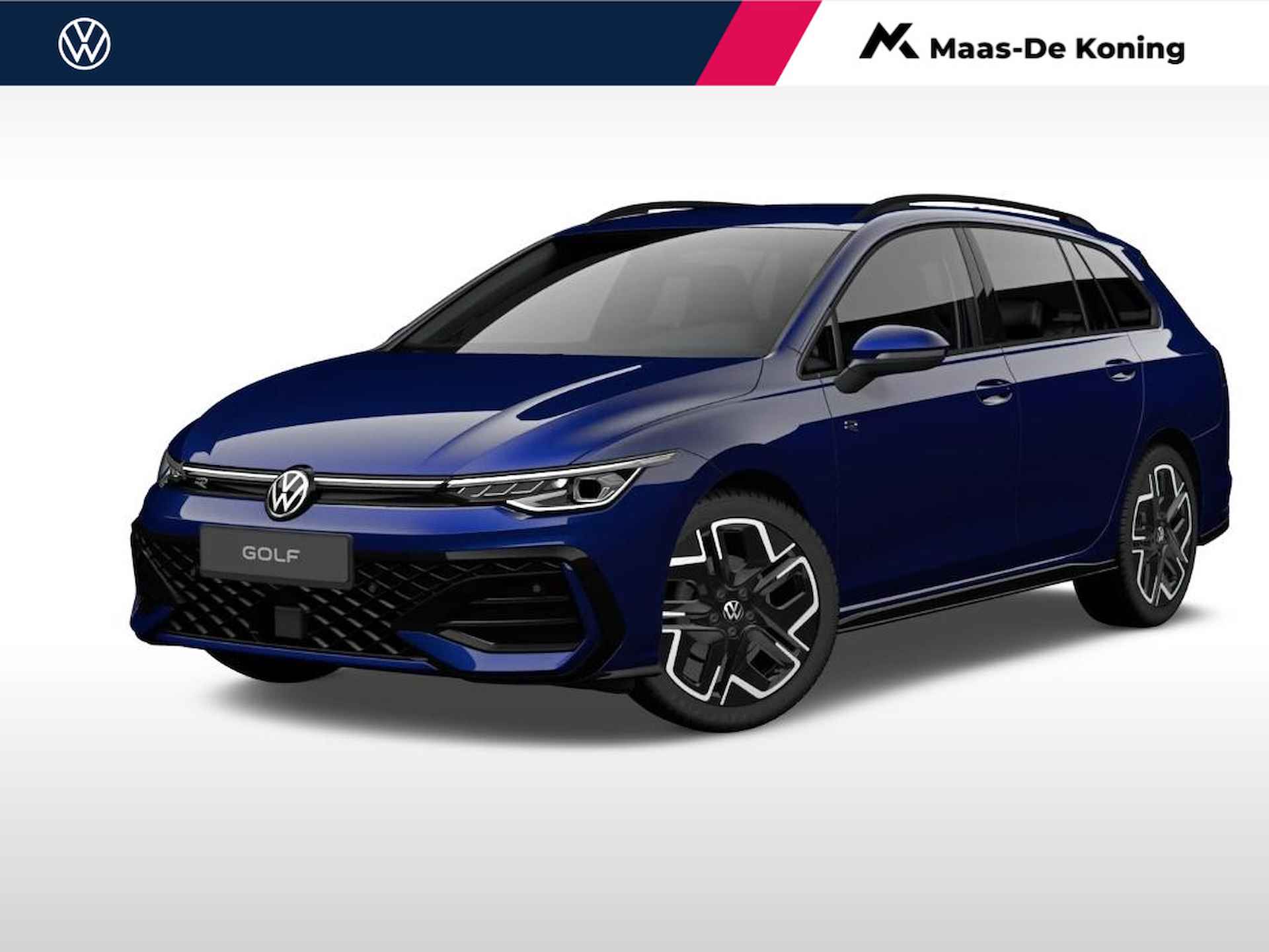 Volkswagen Golf variant R-Line-Edition 1.5 eTSI 150 pk 7 versn. DSG · Black style pakket i.c.m. led plus · Panoramisch schuif-, kanteldak, elektrisch bedienbaar · Trekhaak - 1/7