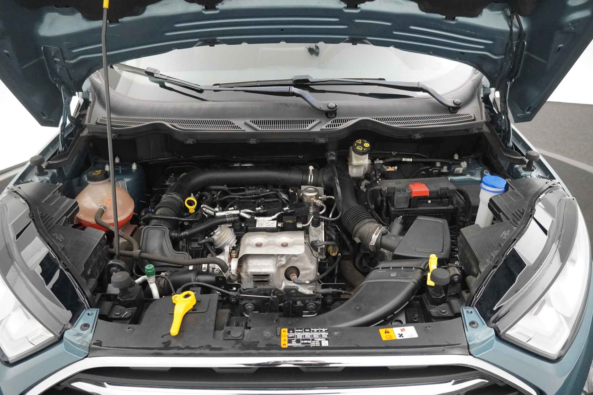 Ford EcoSport BWJ 2019 1.0 126 PK EcoBoost Titanium NAVI / APPLE CARPLAY/ ANDROID AUTO /  STOELVERWARMING / CRUISE /  CLIMA / LMV / VOORRUITVERWARMING - 27/35