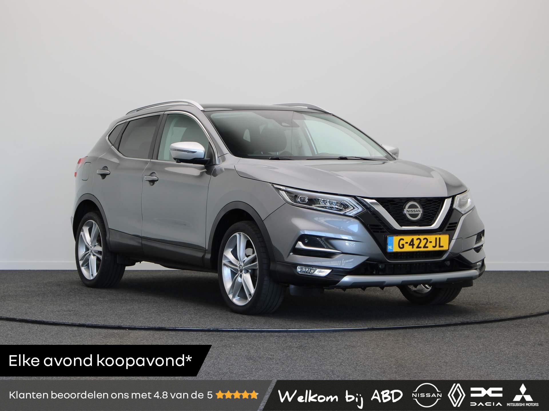 Nissan Qashqai 140pk DIG-T N-Motion | Trekhaak | Led koplampen | Navigatie | Climate controle | Cruise | 360 Camera | Panorama dak |