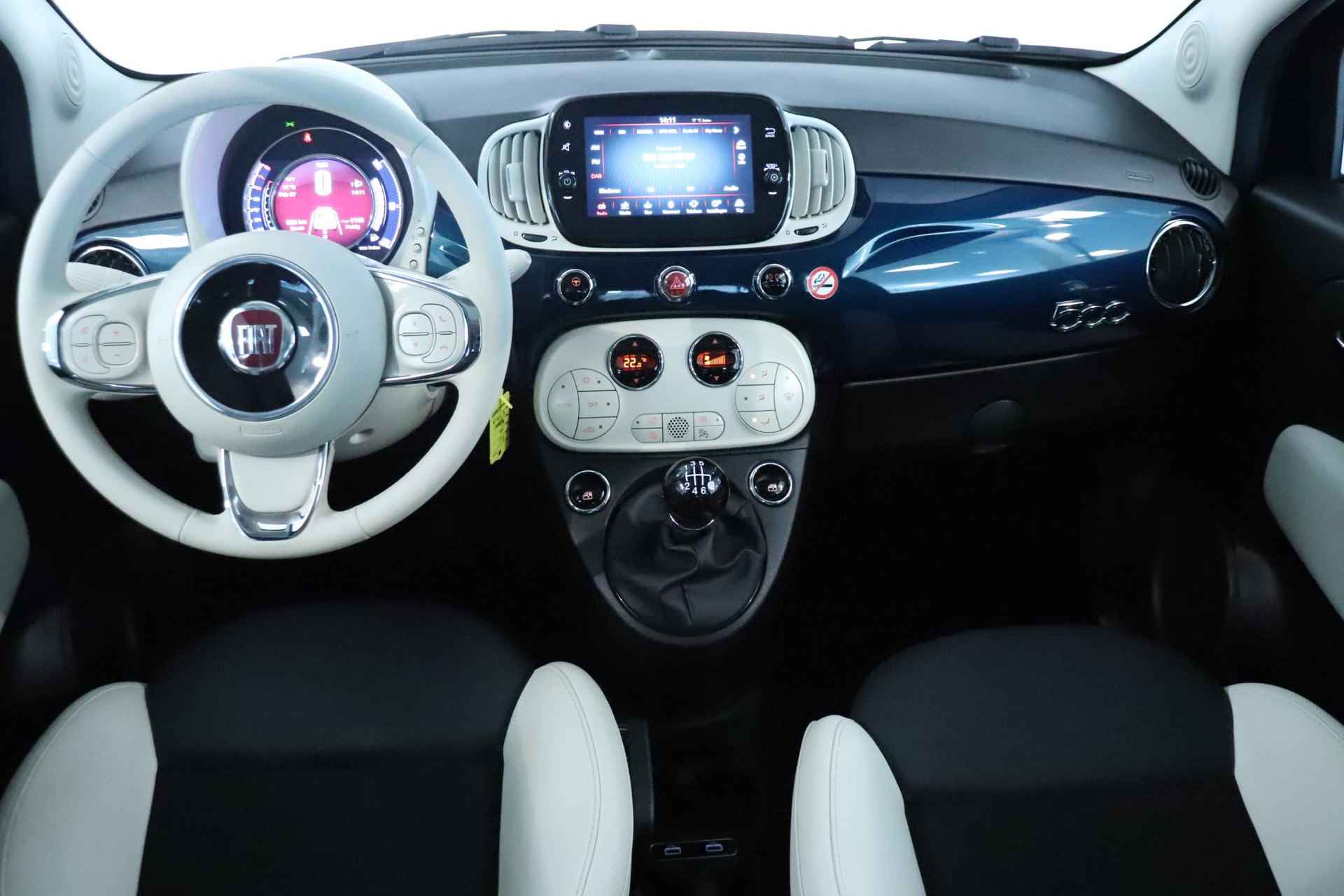 Fiat 500 1.0 Hybrid 70 Dolcevita | Navi | Panodak | LMV 16" | Clima | Cruise | Bluetooth | - 6/30