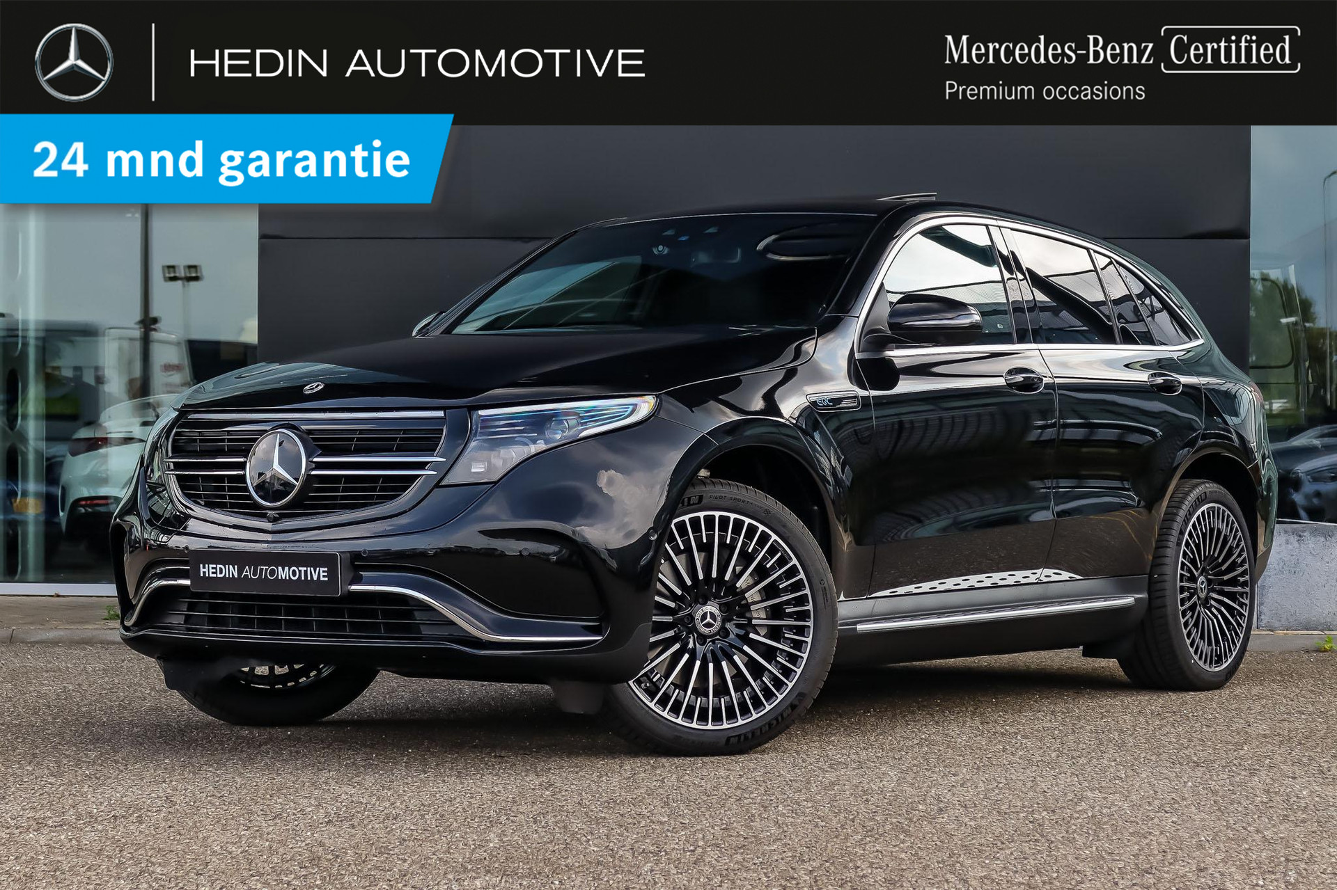 Mercedes-Benz EQC EQC 400 4MATIC AMG Line | Premium Plus Pakket | Distronic | Schuifdak | Multibeam LED | Advanced Sound System | Sfeerverlichting | Keyless-Go | Trekhaak