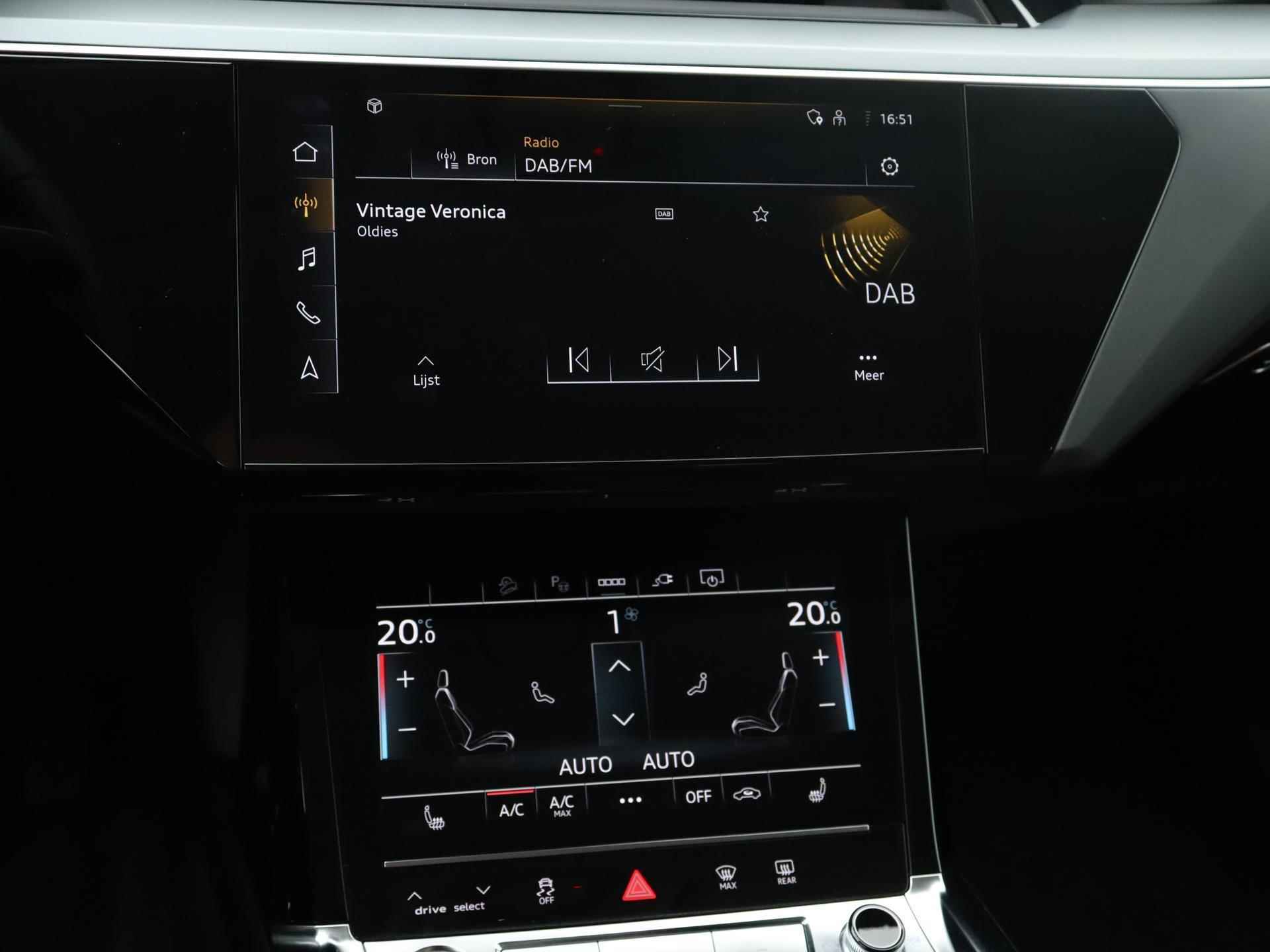 Audi Q8 e-tron 50 quattro Advanced Edition 95 kWh 340 PK | Demo | Fabrieksgarantie | Automaat | Navigatie | Audi virtual cockpit | Audi smartphone interface | Stoelverwarming voor | Climate control | - 14/24