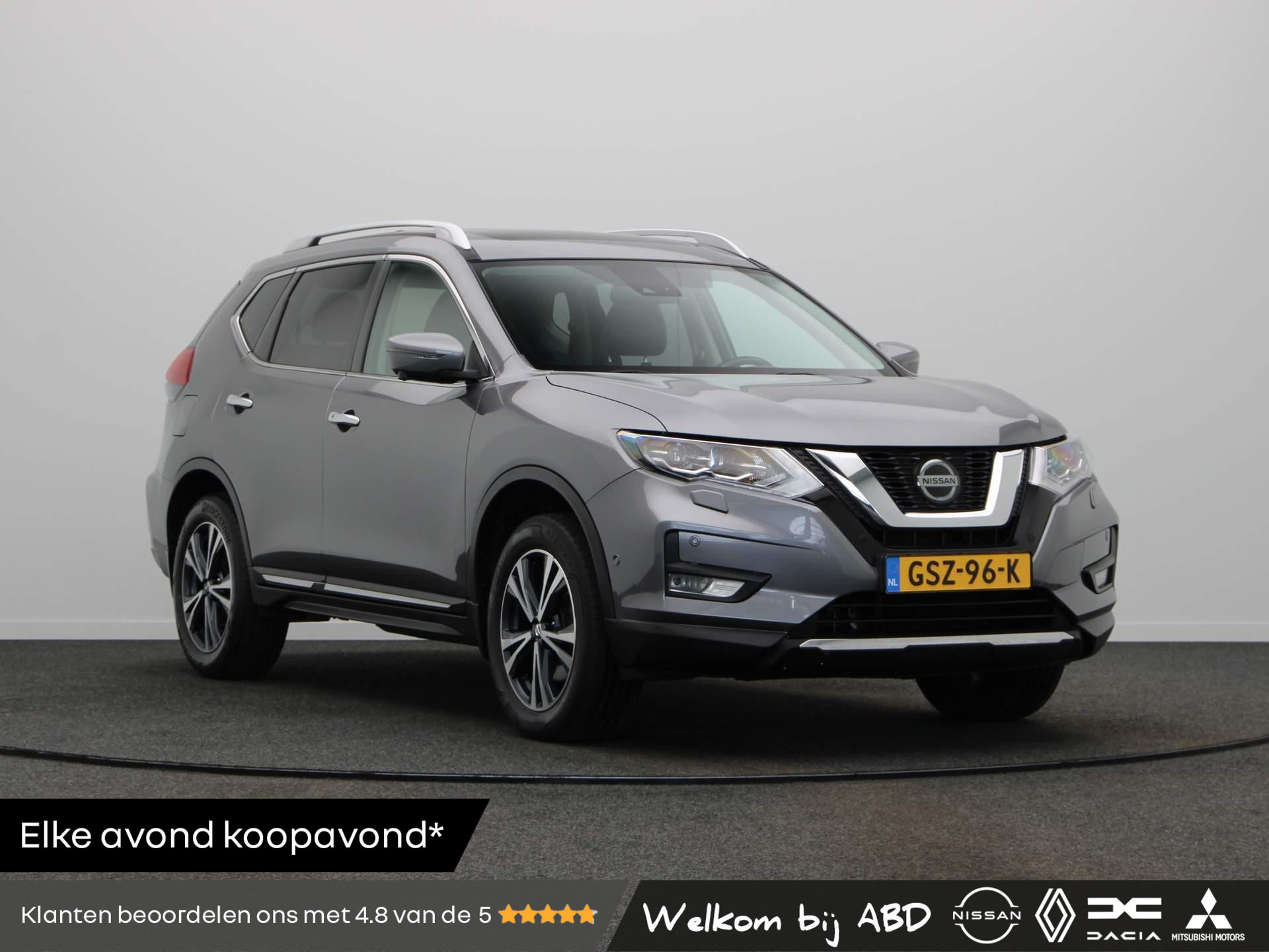 Nissan X-Trail 158pk DIG-T Tekna 7p. | Automaat | 1500kg Trekvermogen | Elektrisch Schuif/Kanteldak | Stoel/Stuur en Voorruit Verwarming | Automatische Kofferklep |