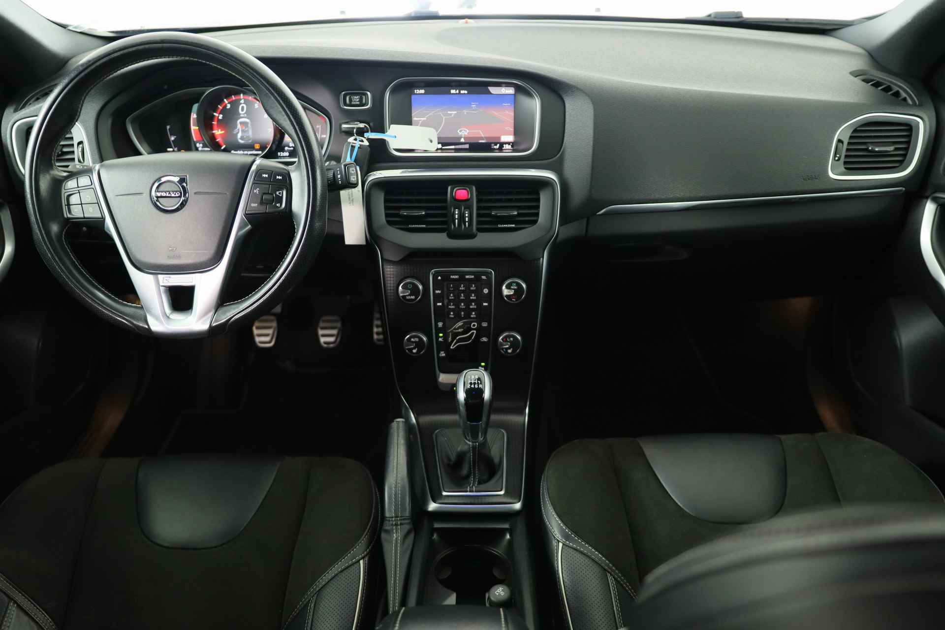 Volvo V40 2.0 T4 Business Sport | 1e Eigenaar! | Dealer Onderhouden! | R-Design | LED | Navi |Stoelverwarming | Clima | Leder/Alcantara | - 6/31