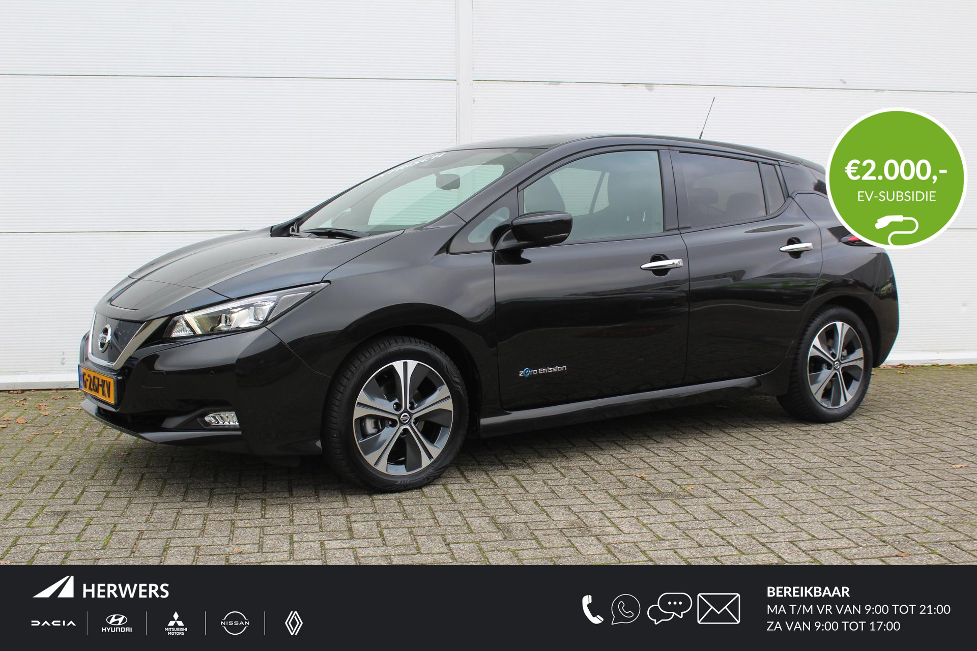 Nissan LEAF Tekna 40 kWh / €2000,- Subsidie Mogelijk / Navigatie + Apple Carplay/Android Auto / Bose / 360* Camera / Keyless Entry & Start /