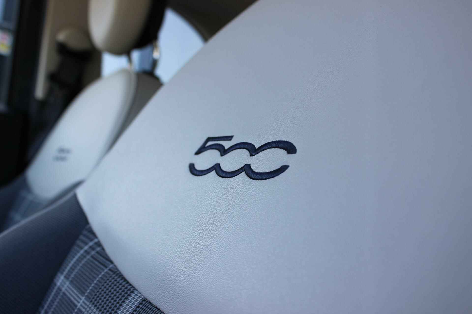 Fiat 500 1.2 Lounge // Inclusief 12 maanden Garantie! - Navigatie - Cruise control - Parkeersensoren - Apple CarPlay & Android Auto - 15/19