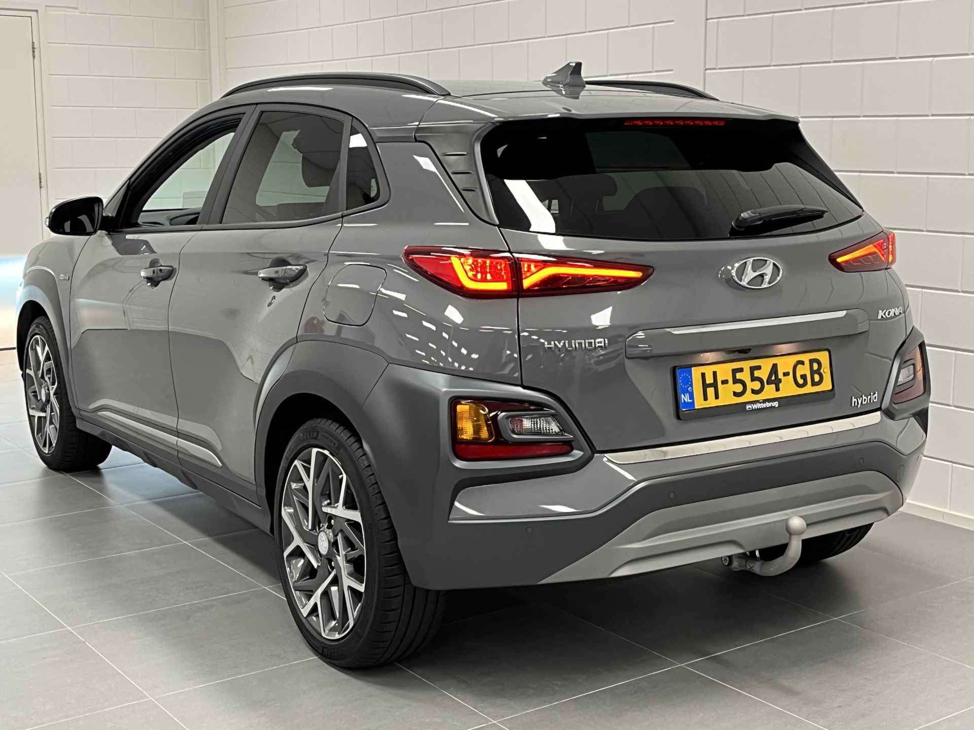 Hyundai KONA 1.6 GDI HEV Premium FULL LED | LEDER | 18 INCH VELGEN | ZEER COMPLEET | UNIEKE KILOMETERSTAND! - 11/49