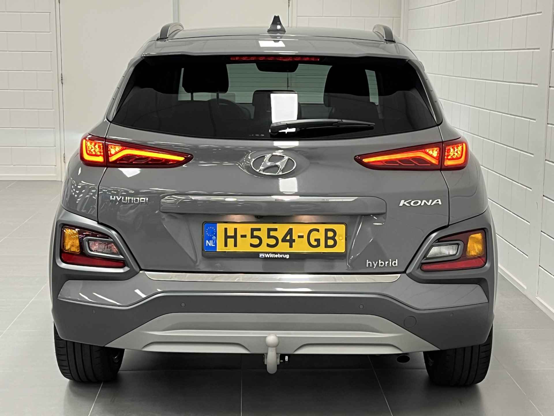 Hyundai KONA 1.6 GDI HEV Premium FULL LED | LEDER | 18 INCH VELGEN | ZEER COMPLEET | UNIEKE KILOMETERSTAND! - 45/49