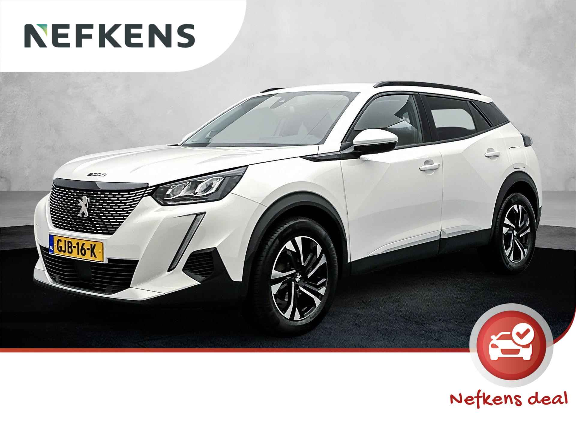 Peugeot 2008 SUV Allure 130pk Automaat | Navigatie via Apple Carplay / Android Auto | Achteruitrijcamera | Led koplampen | Climate Control | Cruise Control | Stoelverwarming | Parkeersensoren | DAB+ radio | Donker getint glas | 17" lichtmetalen velgen | - 1/34