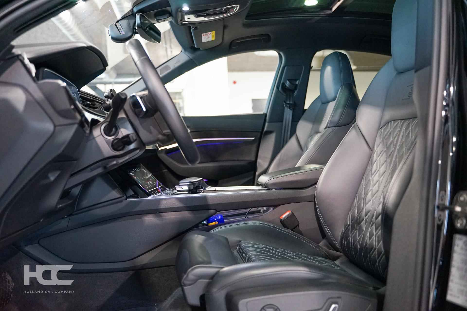 Audi e-tron Sportback S | 2020 | Pano | B&O | RS-stoelen | Zwart optiek - 9/34