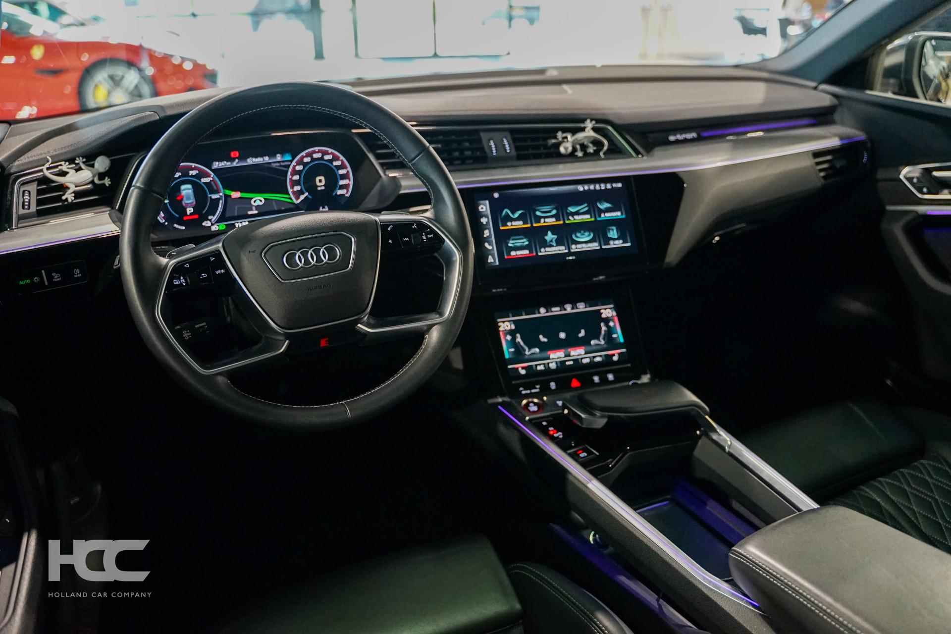Audi e-tron Sportback S | 2020 | Pano | B&O | RS-stoelen | Zwart optiek - 10/34