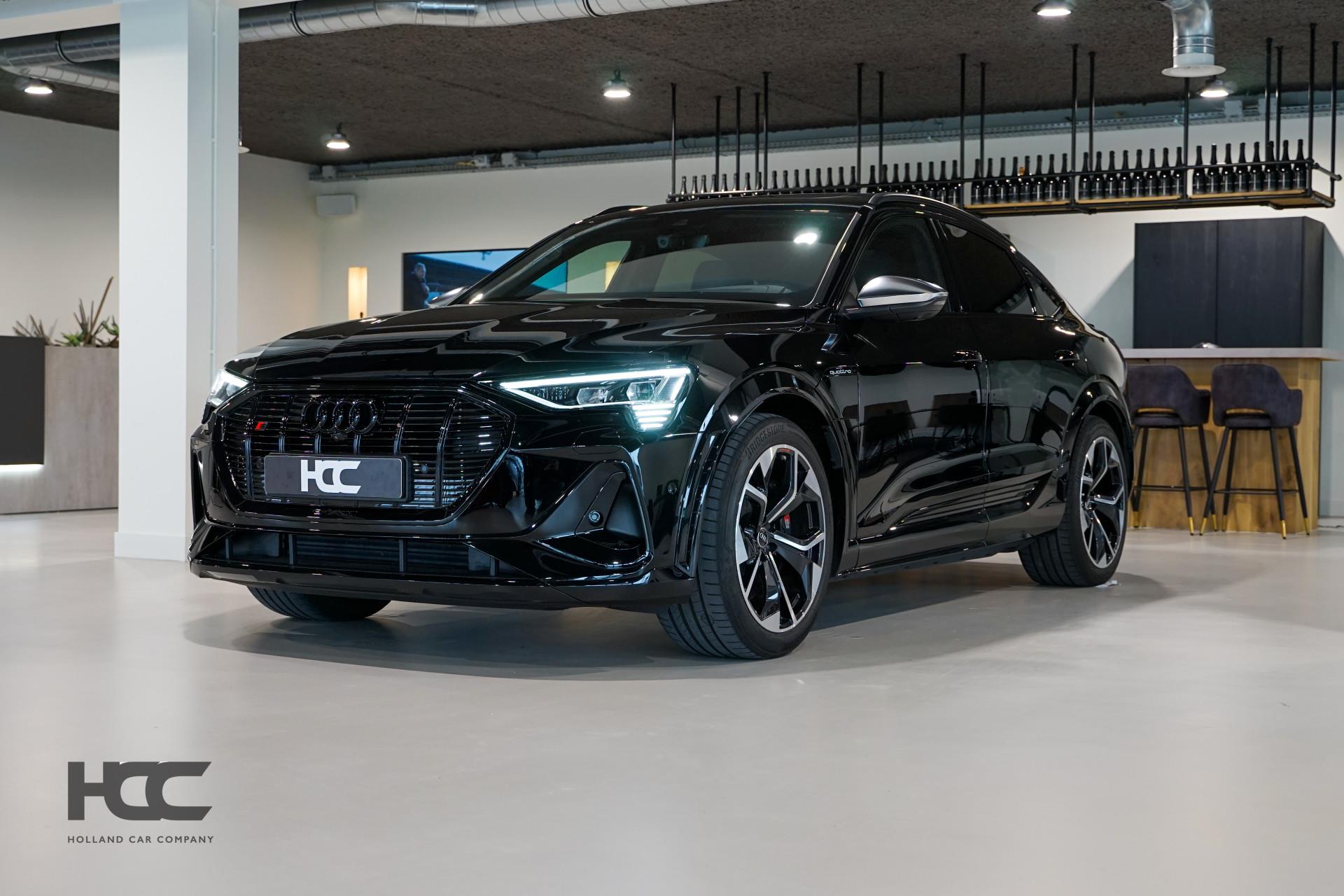 Audi e-tron Sportback S | 2020 | Pano | B&O | RS-stoelen | Zwart optiek bij viaBOVAG.nl