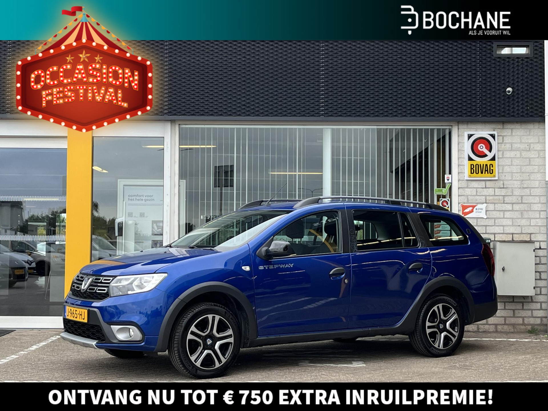 Dacia Logan MCV 1.0 TCe 100 Bi-Fuel Stepway 15th Anniv. UNIEK!, NL-Auto, Trekhaak, Navigatie, Cruise Control, Climate Controle, Parkeersensoren, Camera