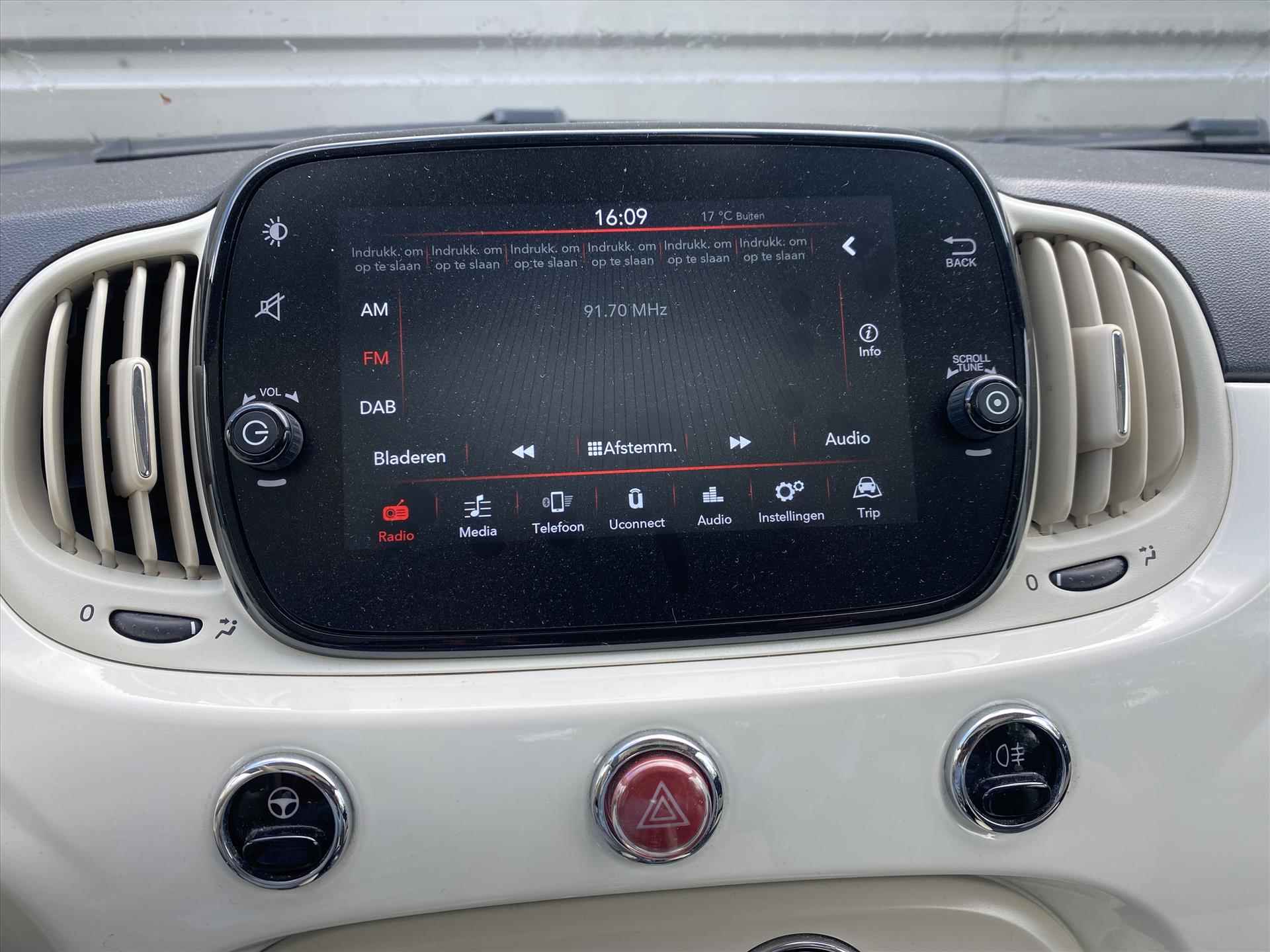 Fiat 500 1.0 70pk Hybrid Dolcevita | Carplay | Panoramadak | Climate Control | - 17/22