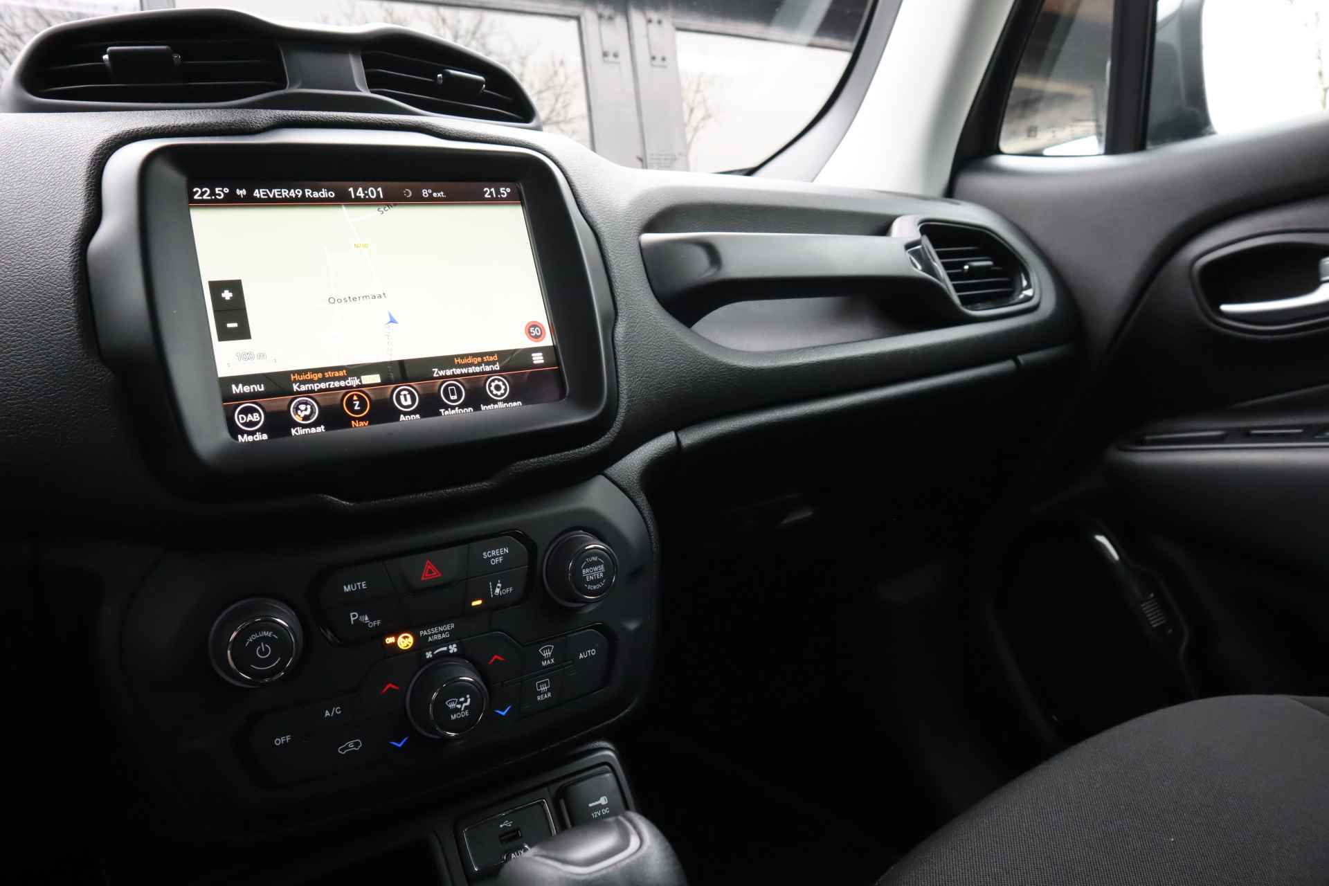 Jeep Renegade 1.3T DDCT Longitude | Automaat | DAB Radio | Navigatie | Apple Carplay & Android Auto | Keyless - 11/42