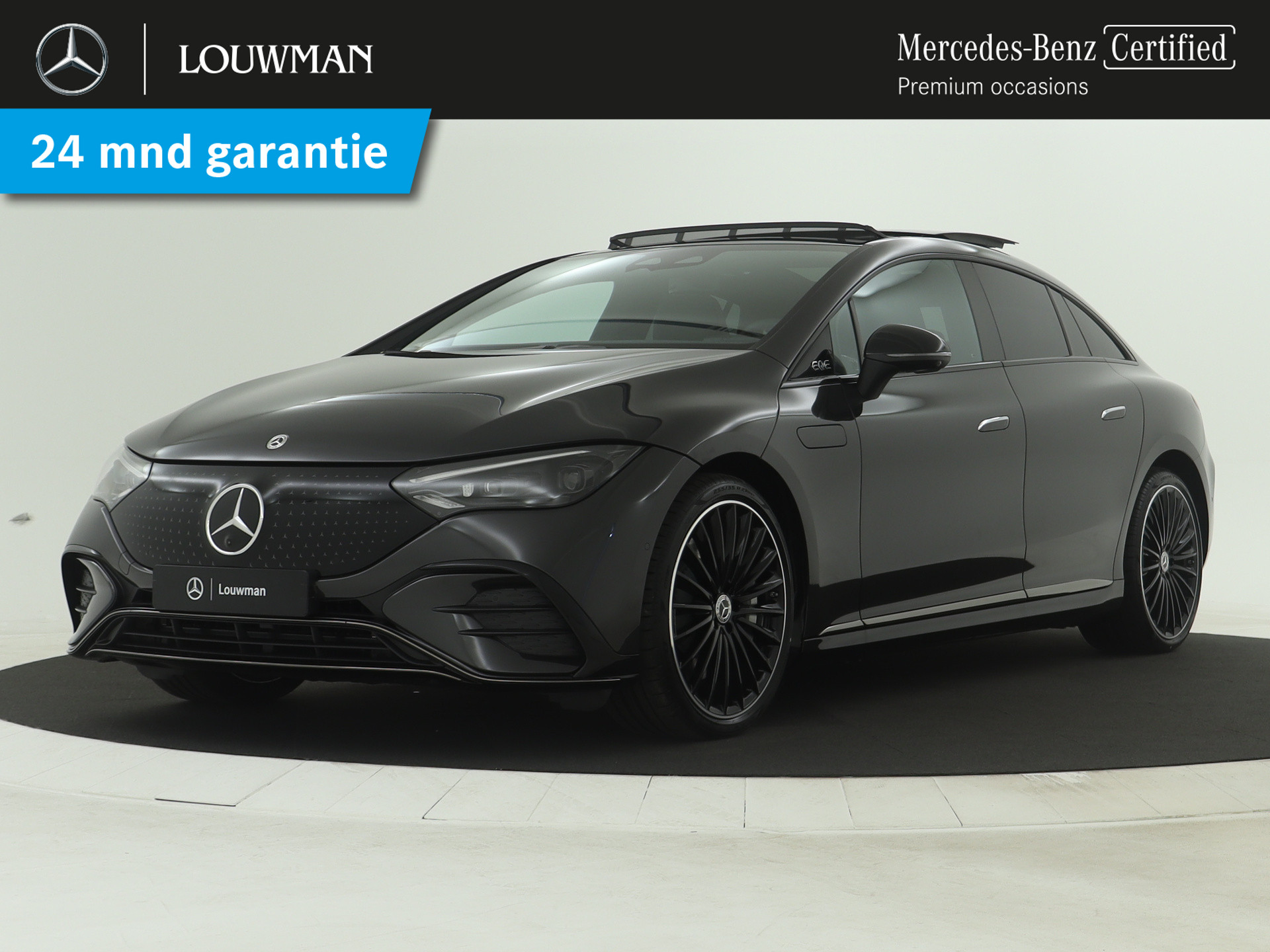 Mercedes-Benz EQE 350 AMG Line 91 kWh | Premium Pack | Nightpakket | Luchtvering | Verwarmd stuurwiel | Rijassistentiepakket plus | inclusief 24 maanden MB Certified garantie voor europa