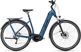 CUBE KATHMANDU HYBRID ONE 750 BLUE/BLACK Lageinstap Blue/black EEL 58cm EEL 2024