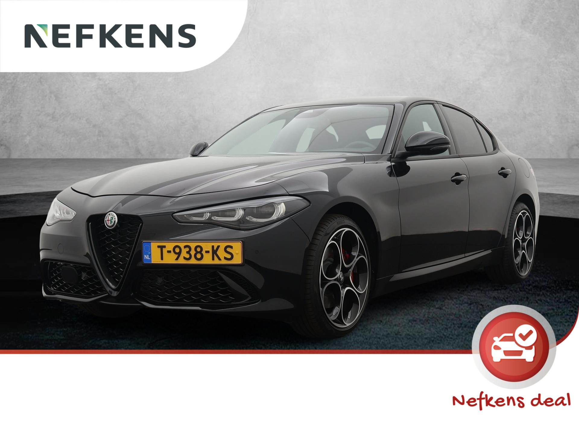 Alfa Romeo Giulia 280pk AWD Sprint | Navigatie | Lederen Sportstoelen | Lichtmetalen Velgen 19" | Voorstoelen Verwarmd En Elektrische Lendesteunen | Cruise Control Adaptief