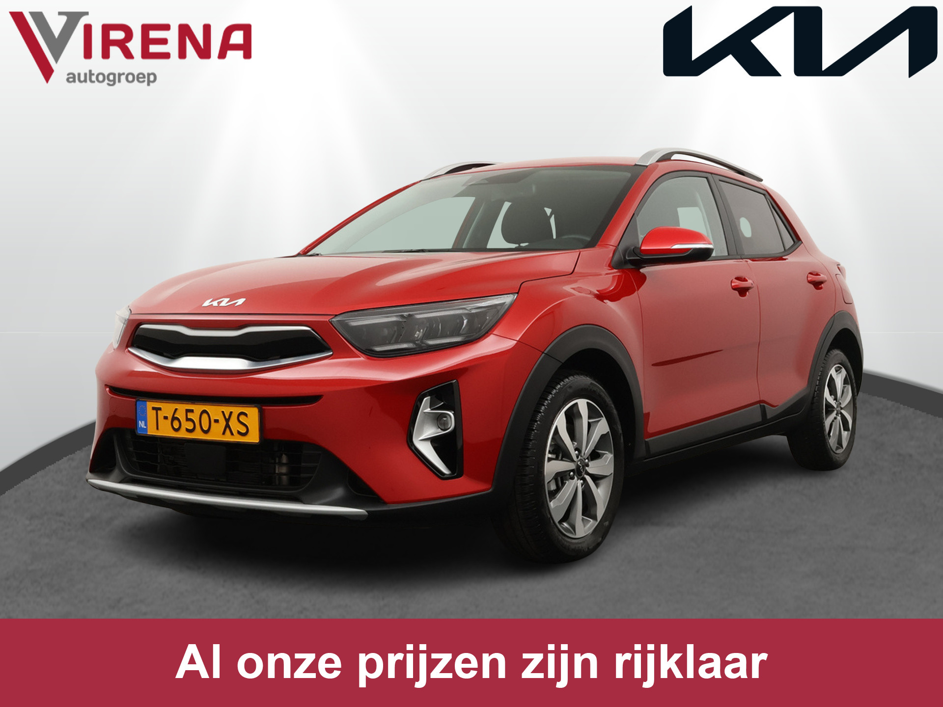 Kia Stonic 1.0 T-GDi MHEV DynamicPlusLine - Airco - Cruise Control - Apple Carplay-/Android Auto - Achteruitrijcamera - Fabrieksgarantie Tot 2030