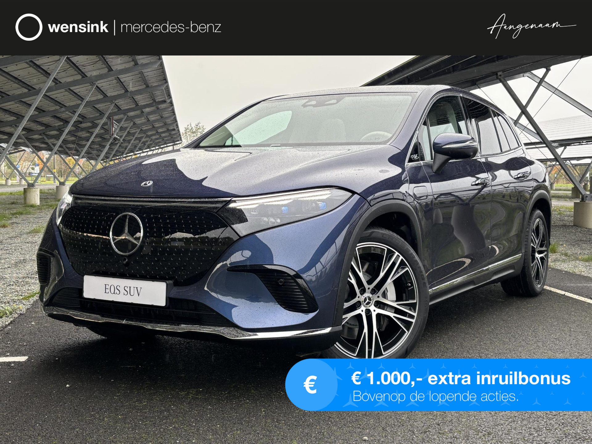 Mercedes-Benz EQS SUV 450+ Luxury Line 108 kWh | Panoramadak | Burmester | 360 camera | Memory stoelen | Sfeerverlichting | Stoelventilatie/verwarming | Trekhaak |