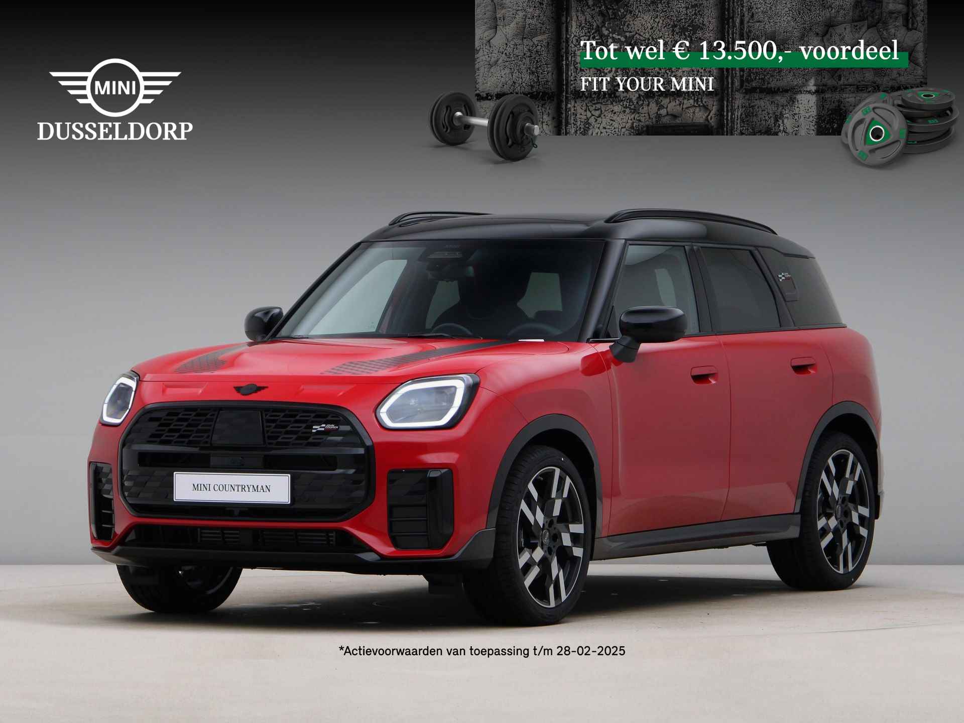 MINI Countryman C John Cooper Works Pakket XL PRIVATE LEASE EUR 849,- (48 mnd/10.000 km)