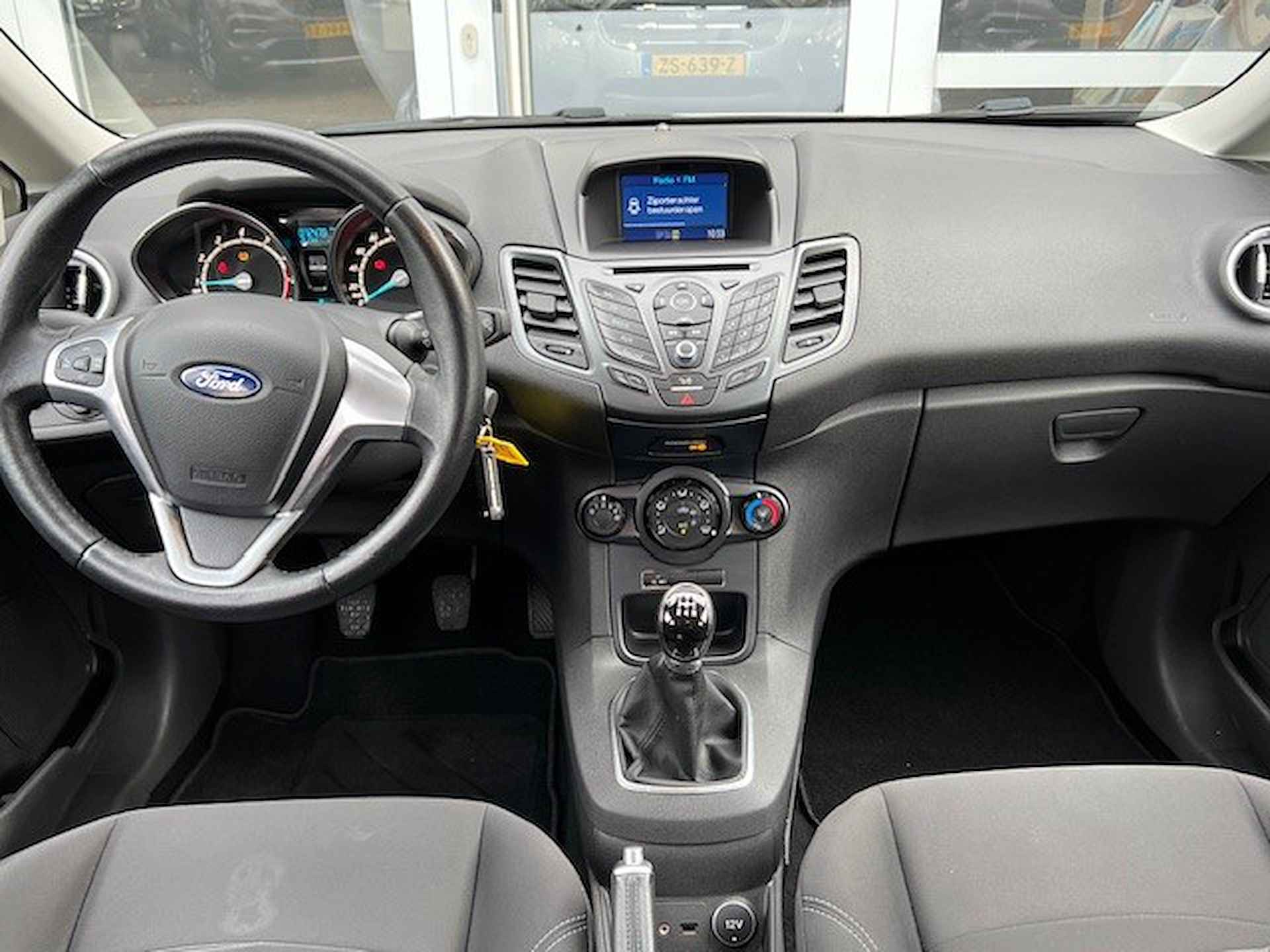 Ford Fiesta 1.0 65PK BLACK & WHITE | NAVIGATIE| BLUETOOTH| ZWART DAK| AIRCO| 100% DEALERONDERHOUDEN - 12/34