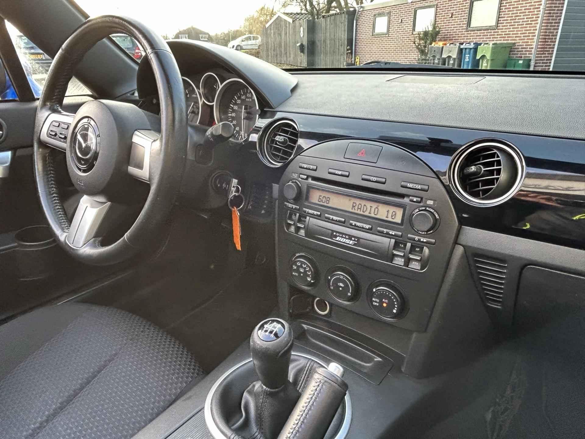 Mazda MX-5 1.8 Exclusive Airco Bose Audio Windscherm LM-Velgen Dealeronderhouden! - 16/30