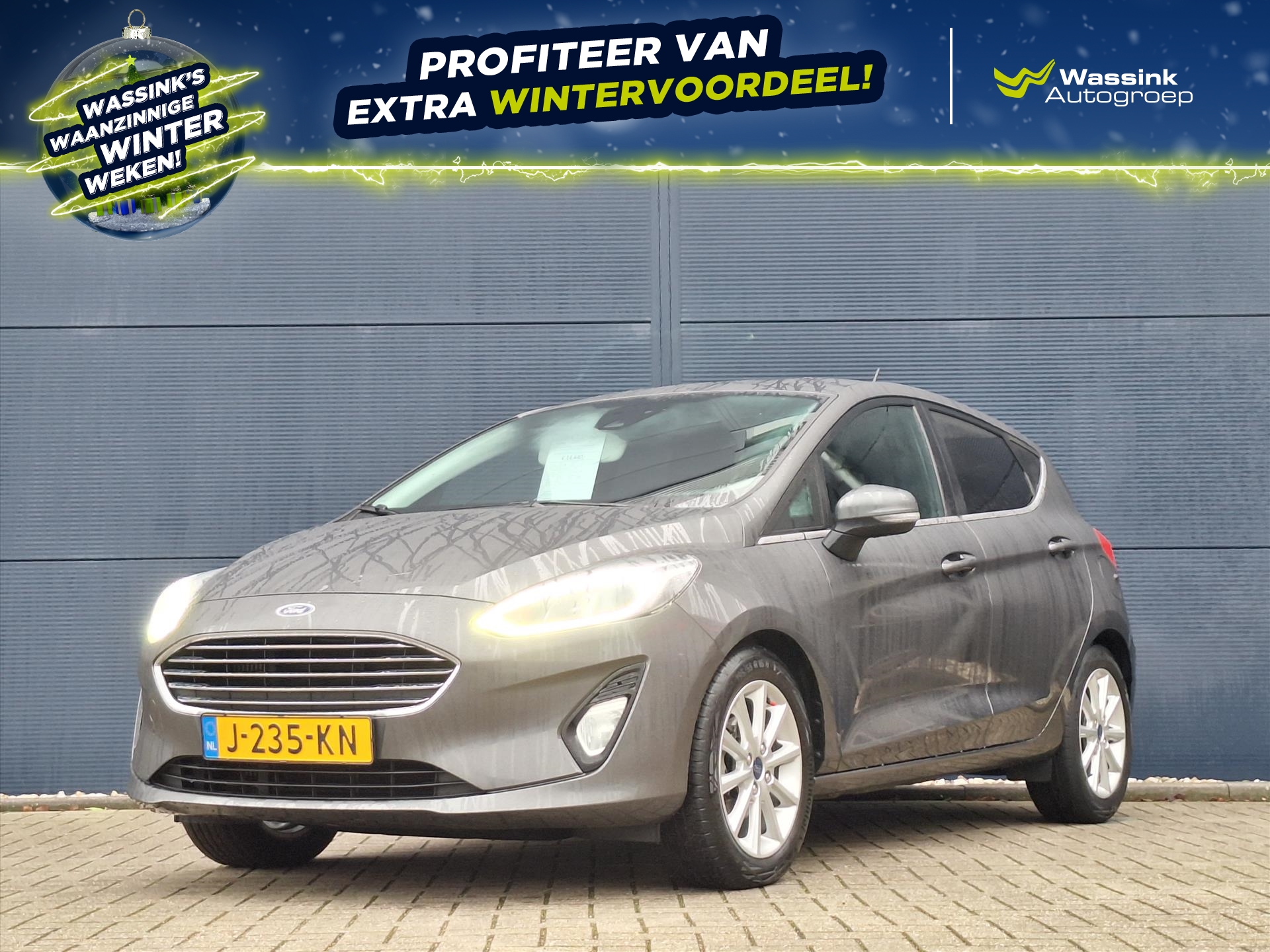 FORD Fiesta 1.0 EcoBoost 100pk 5dr Titanium | Navigatie | Parkeersensoren Achter | Airco